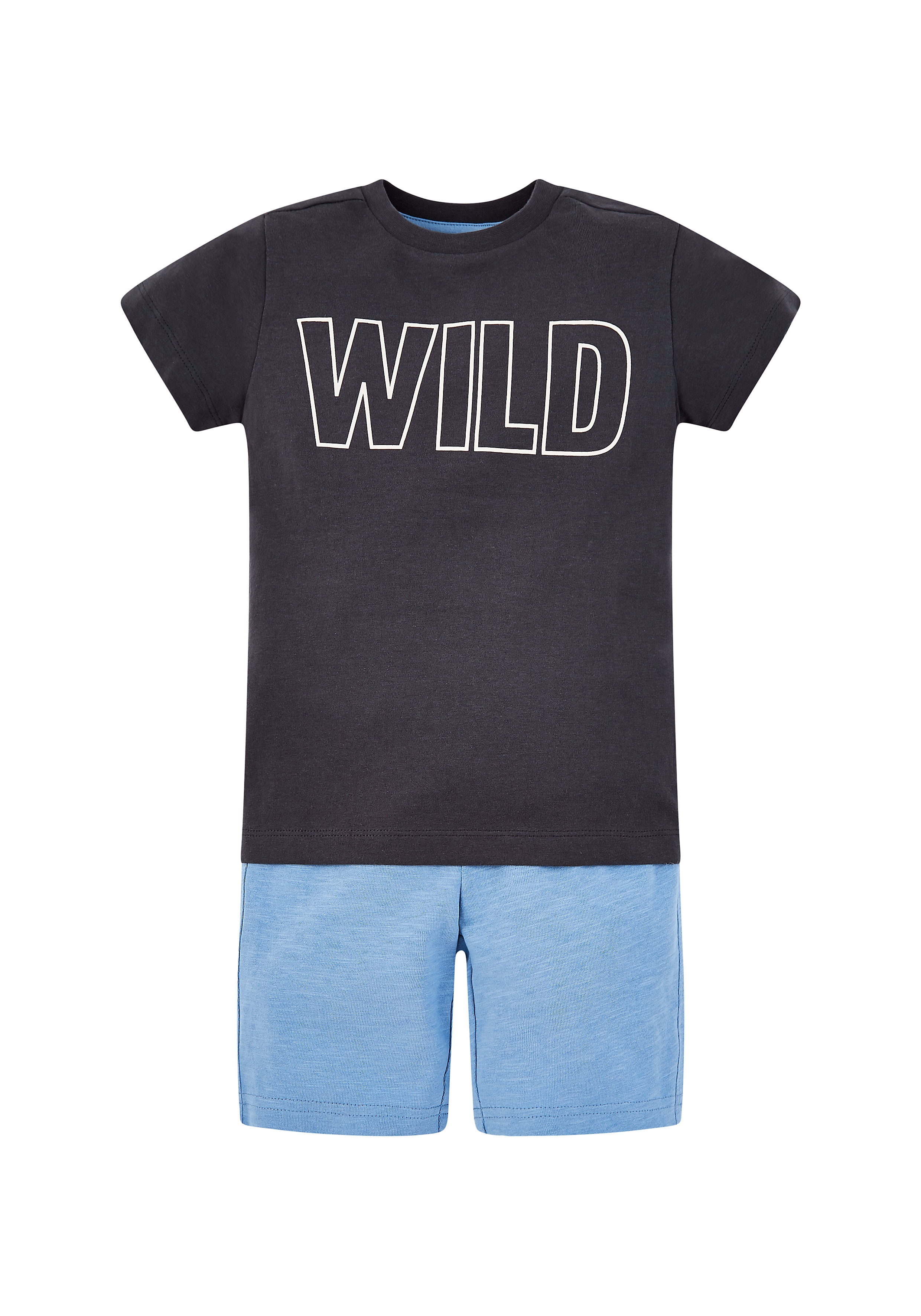 Mothercare | Blue Printed Twin Set