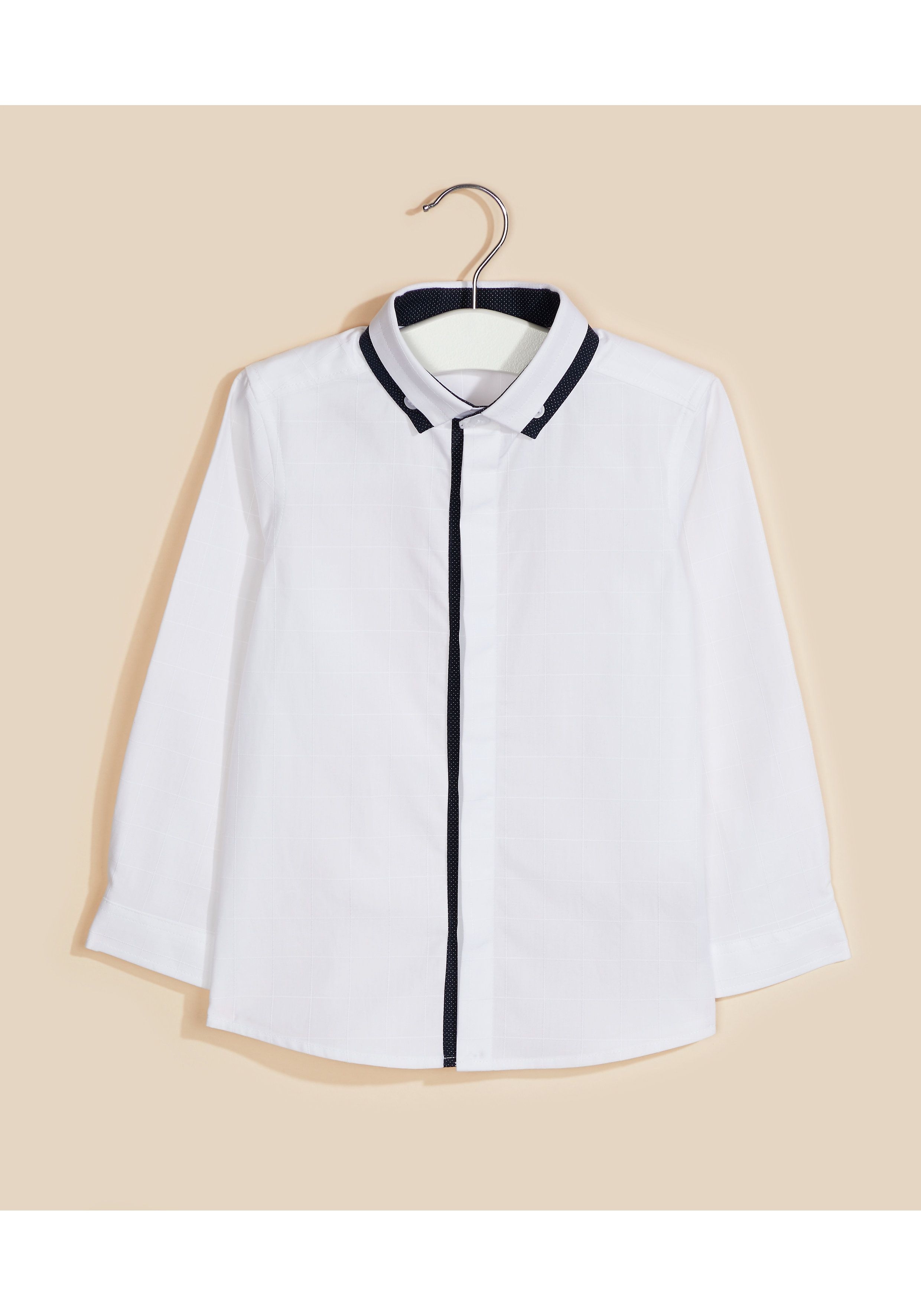 Mothercare | White Solid Casual Shirt