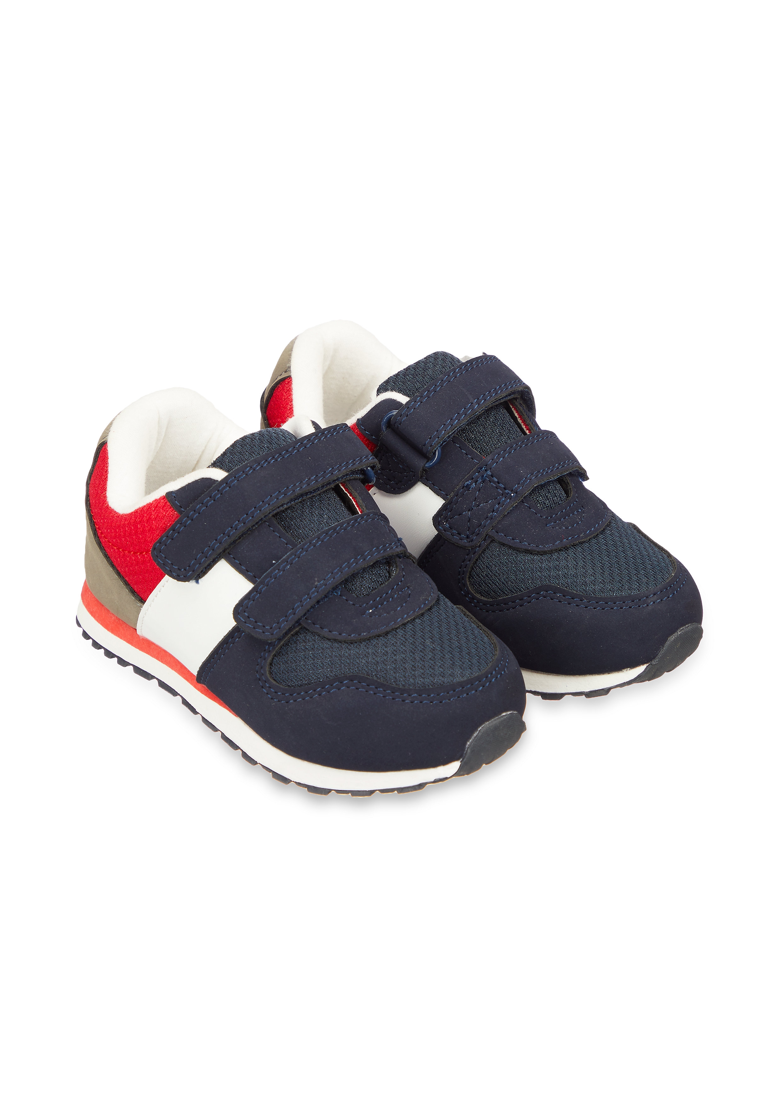 Mothercare | Navy And Red Sporty Trainers