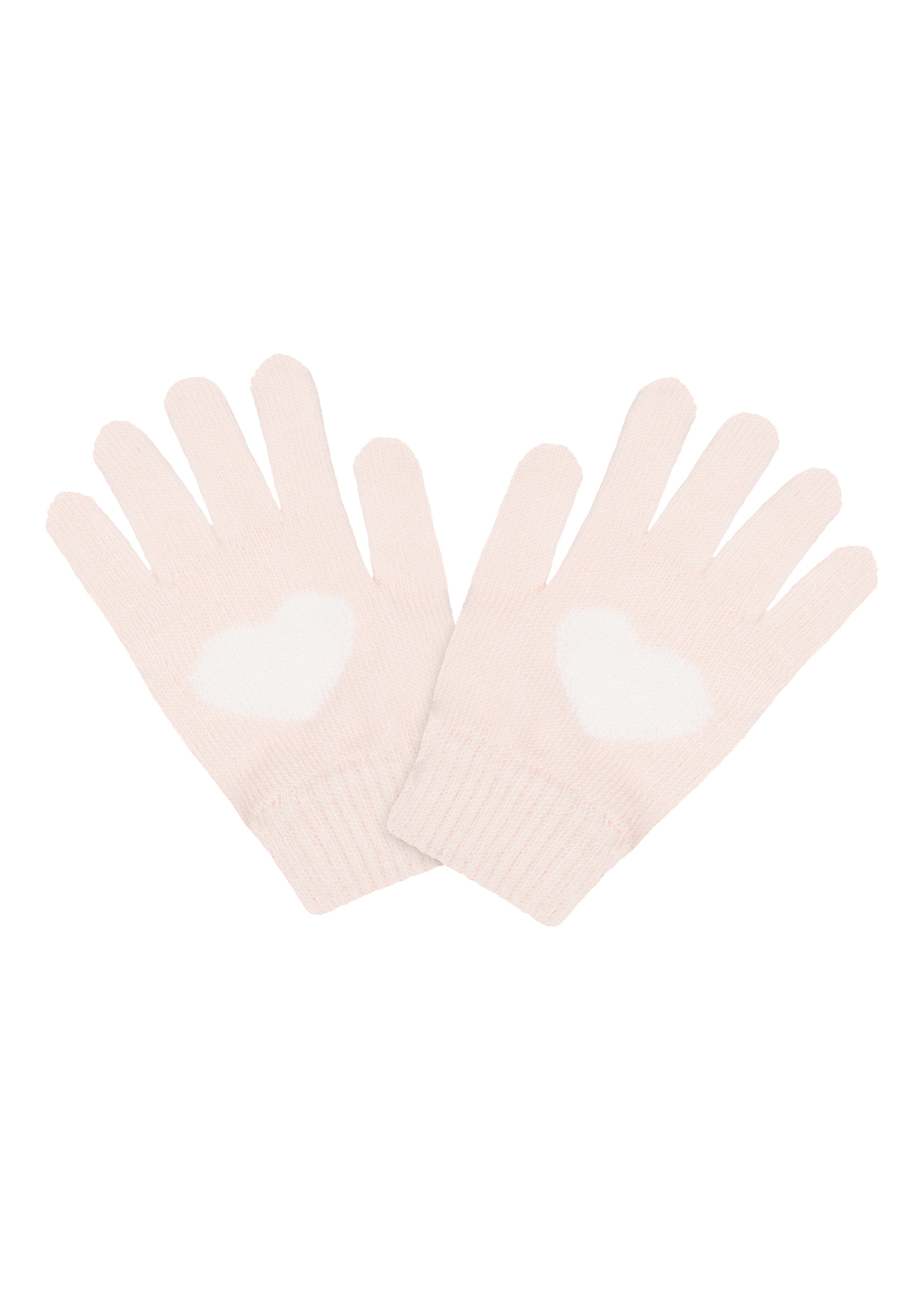 Mothercare | Girls Pink Hearts Magic Gloves - Pink