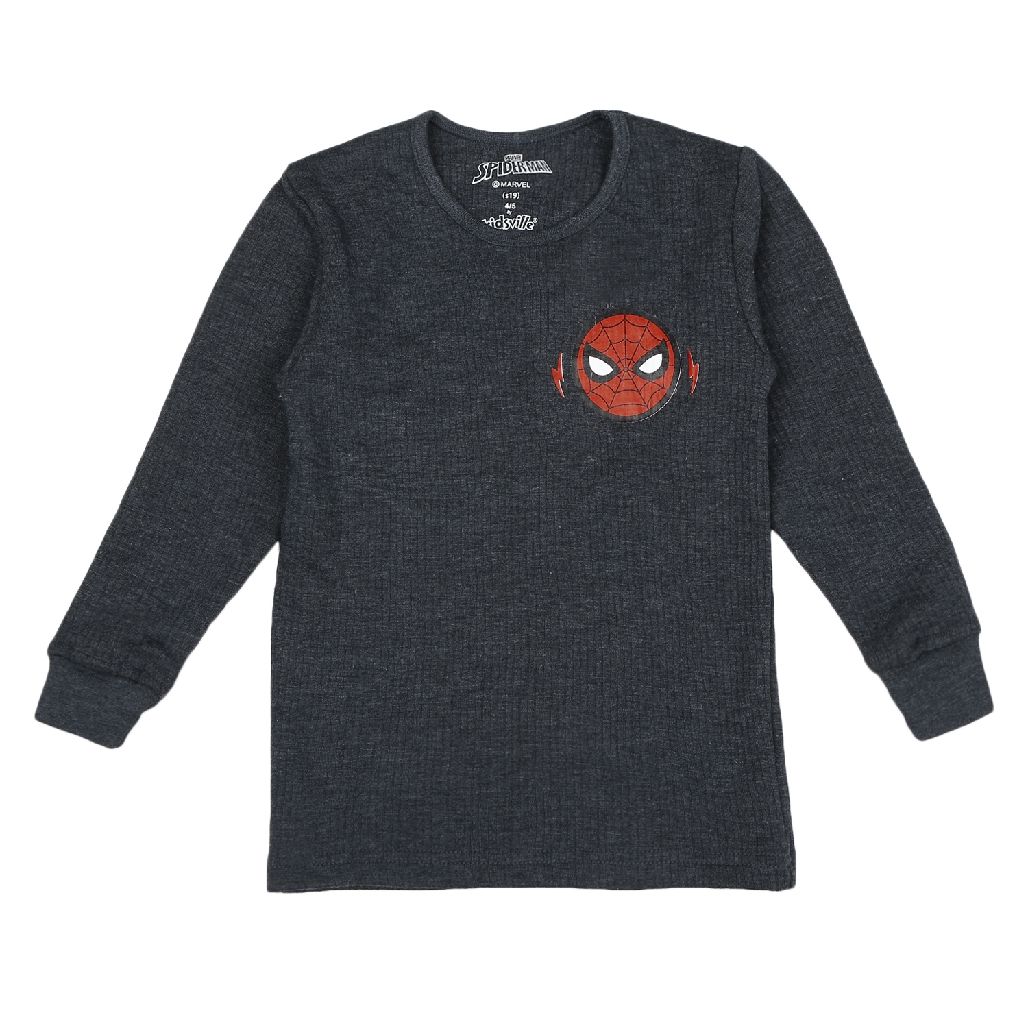Mothercare | Boys Spiderman Full Sleeves Thermal Top - Navy