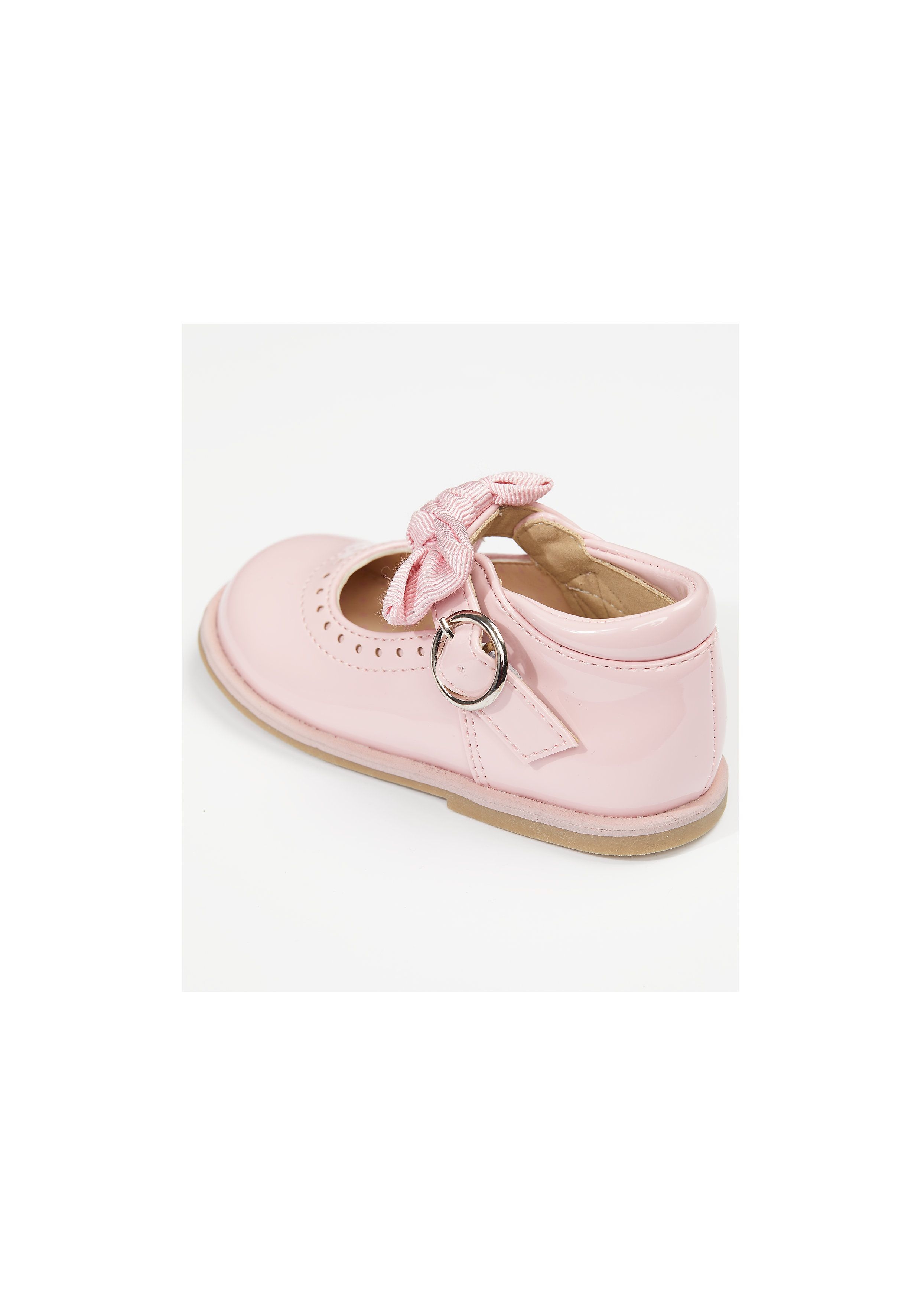 Girls Pink Patent Shoes - Pink