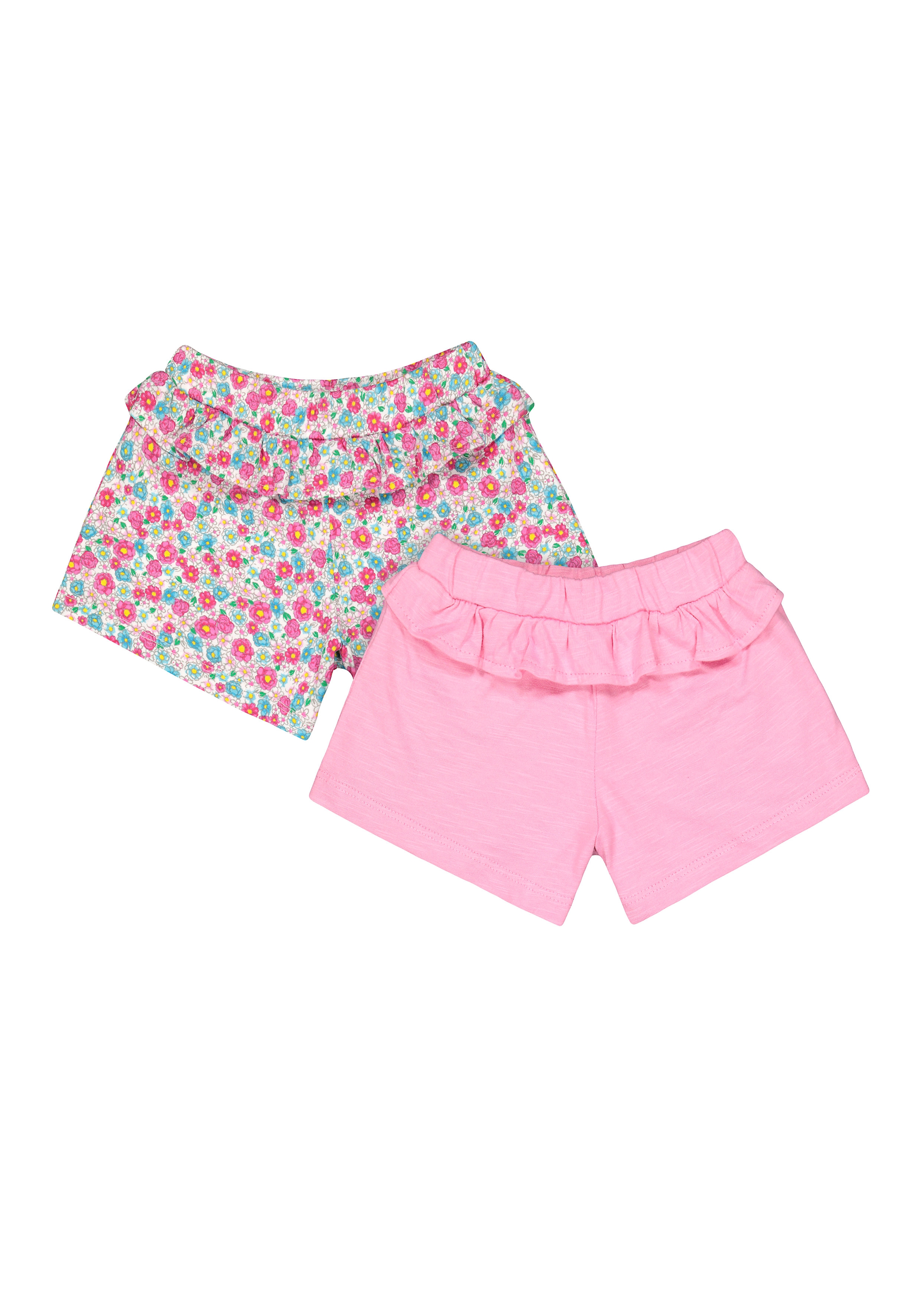 Mothercare | Pink and Floral Shorts - 2 Pack