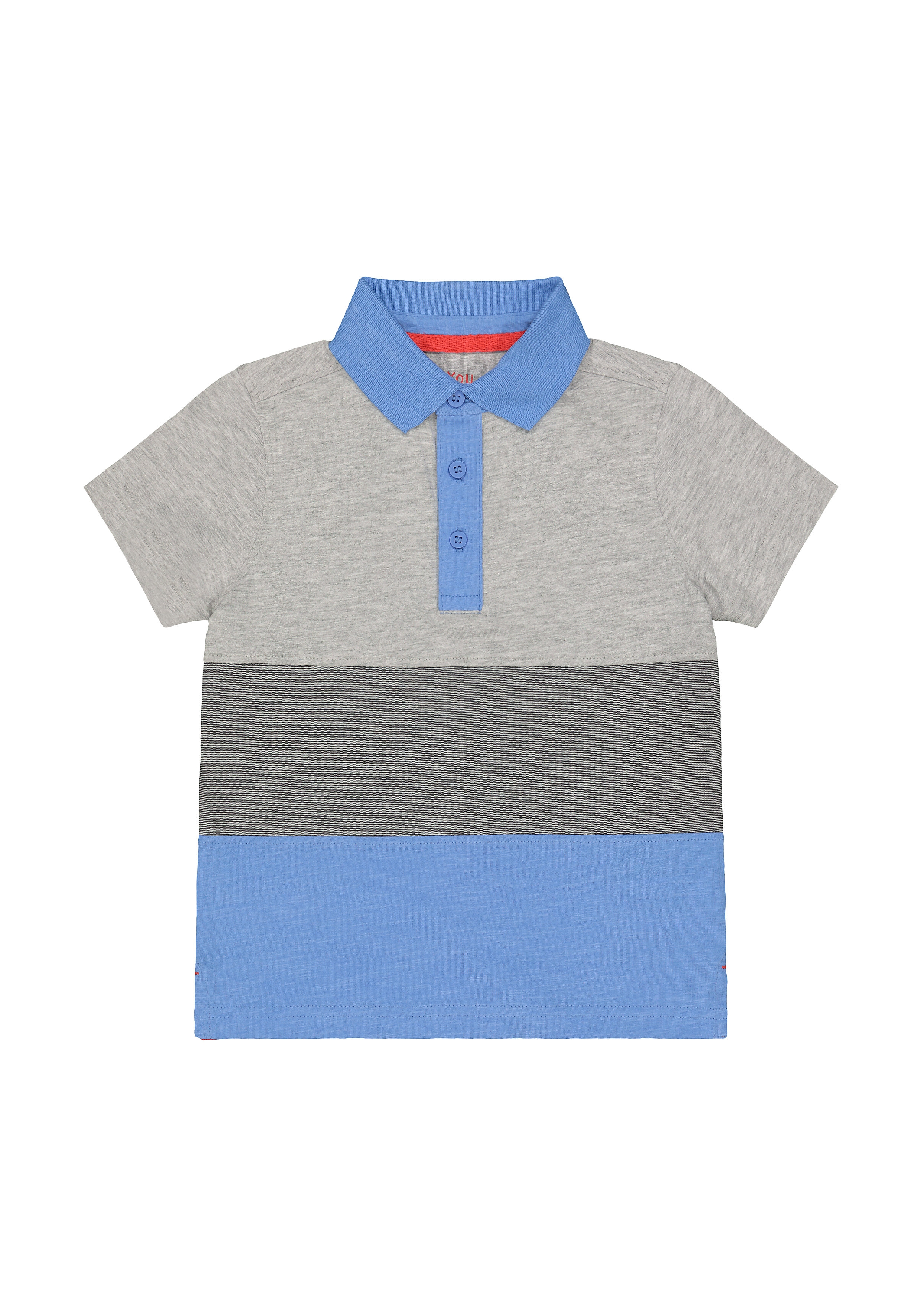 Mothercare | Grey and Blue Polo Shirt
