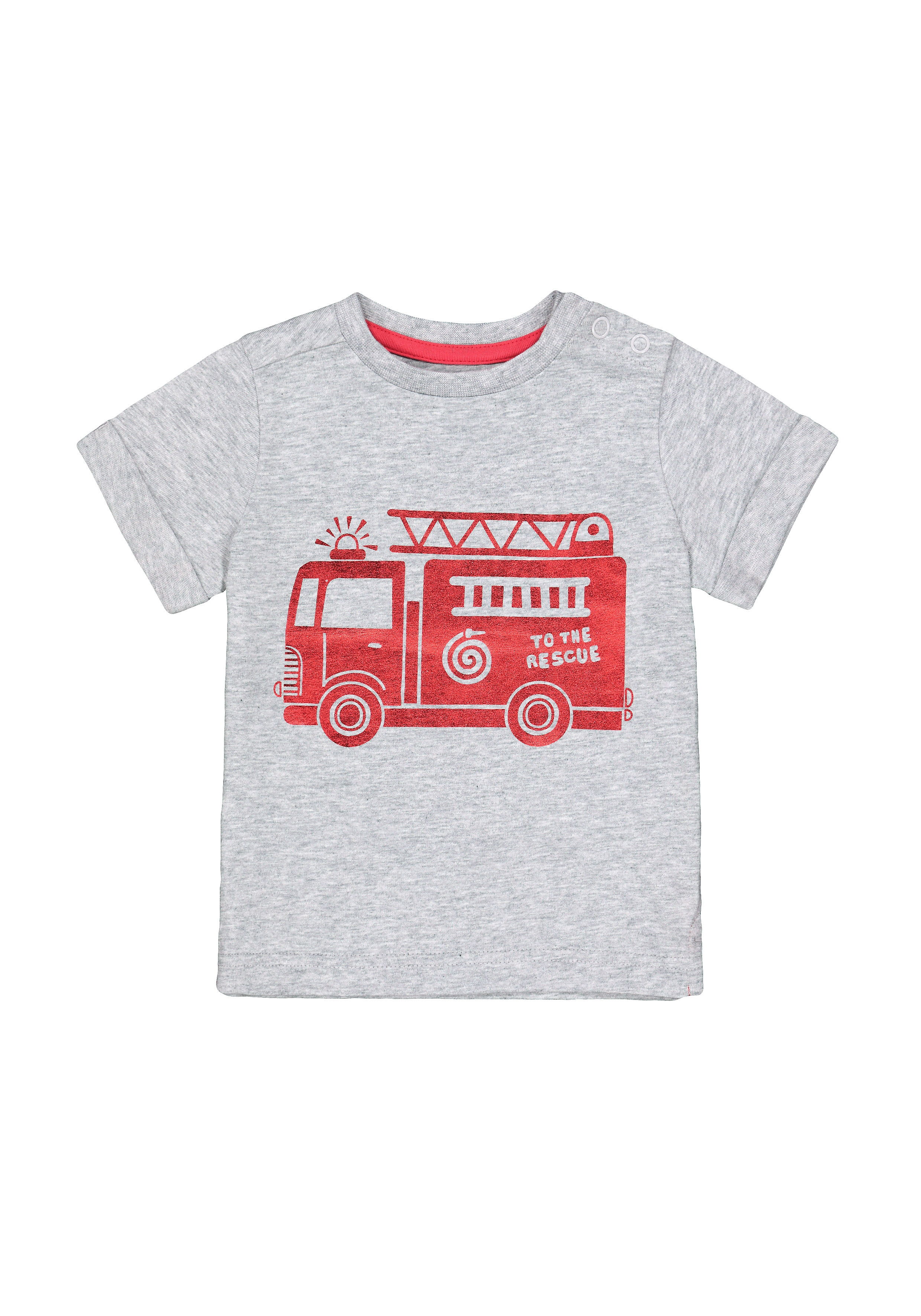 Mothercare | Grey Foil Fire Engine T-Shirt