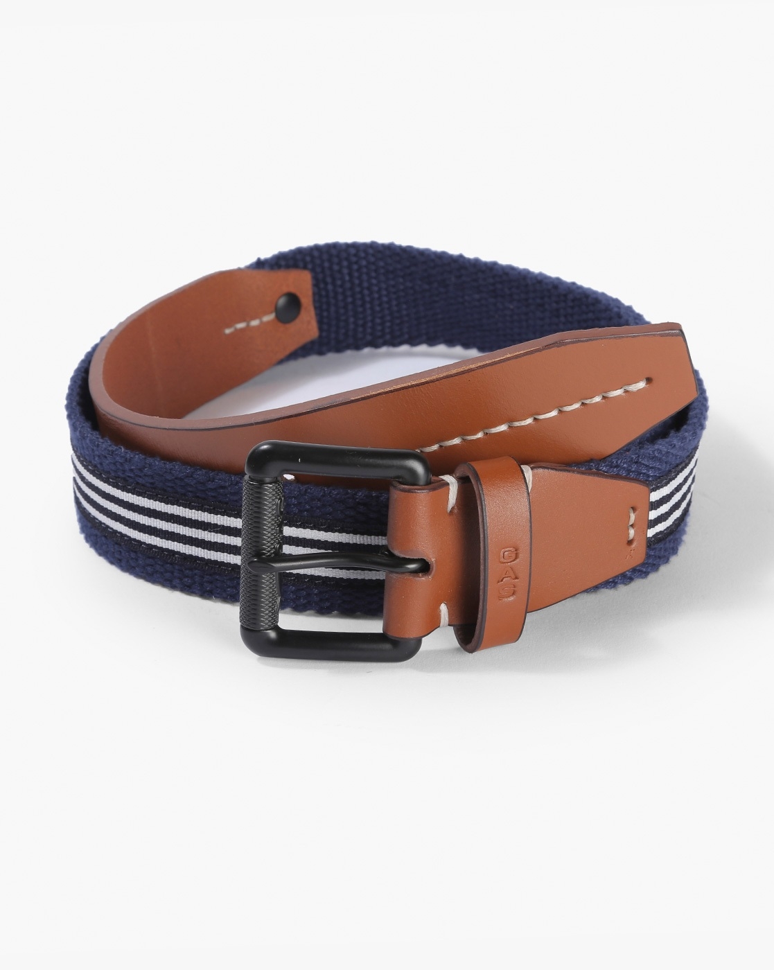 GAS | Men's Hari Blue Solid Belt