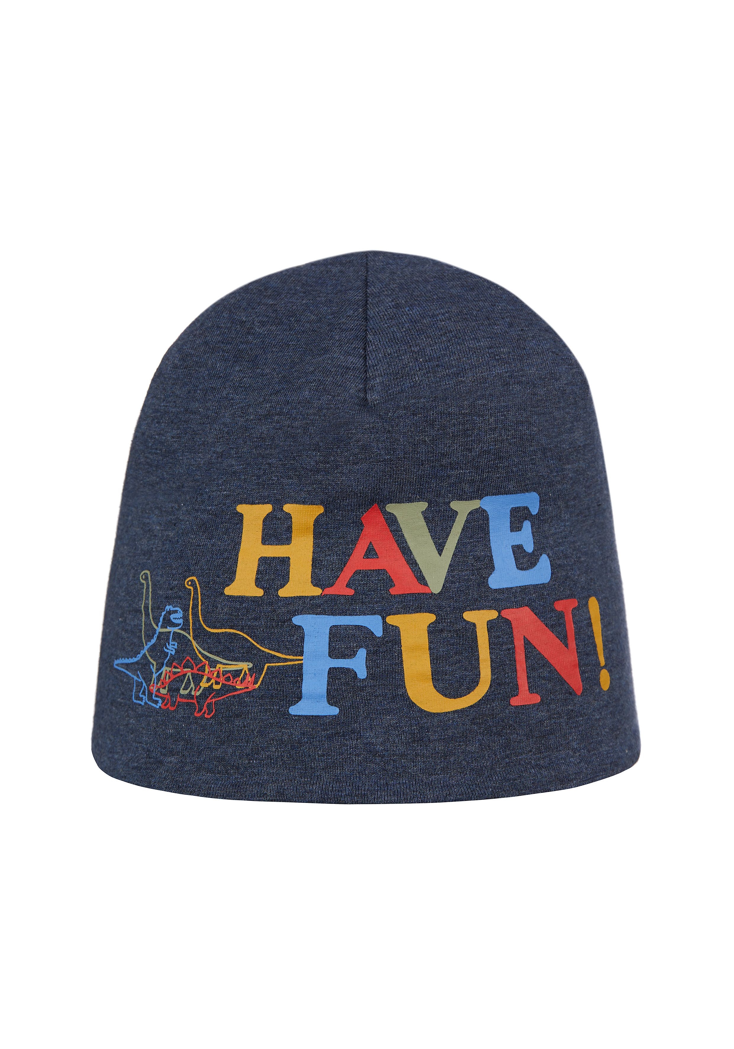Mothercare | Boys Beanie Dino And Text Print - Grey
