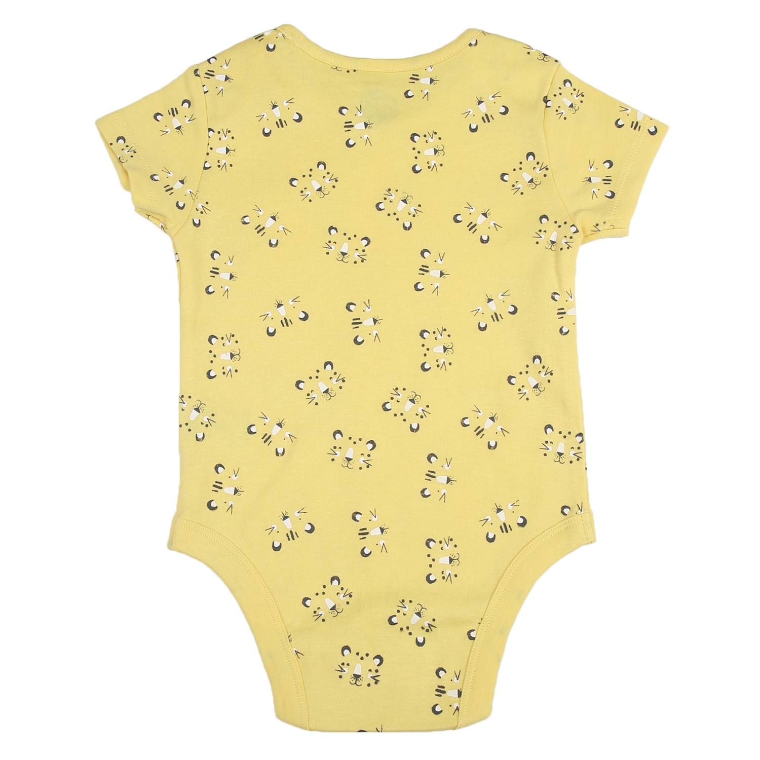 Mothercare | Boys Half sleeves Lion print 3 piece set - yellow 3