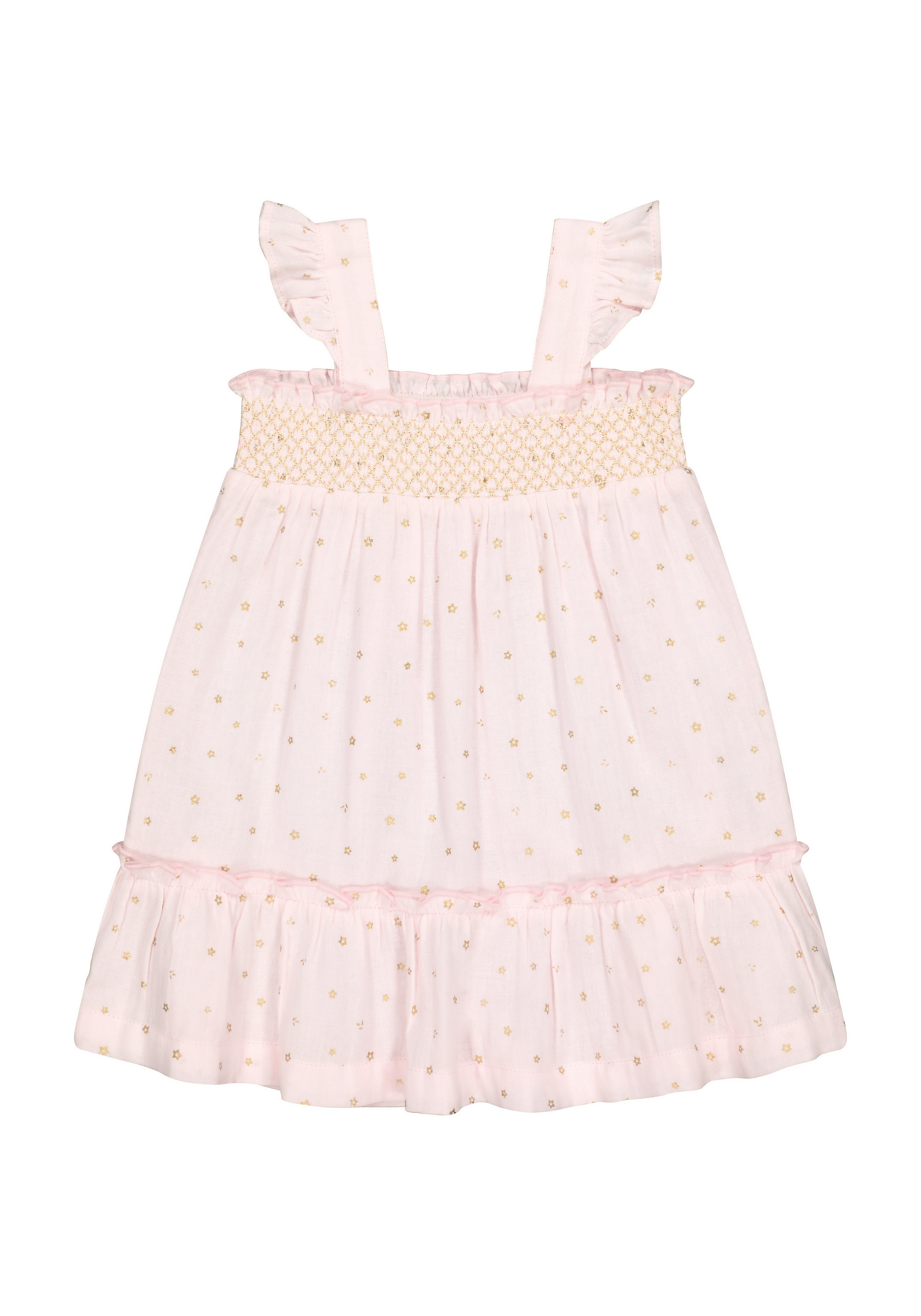 Mothercare | Girls Sleeveless Embroidered Dress - Pink