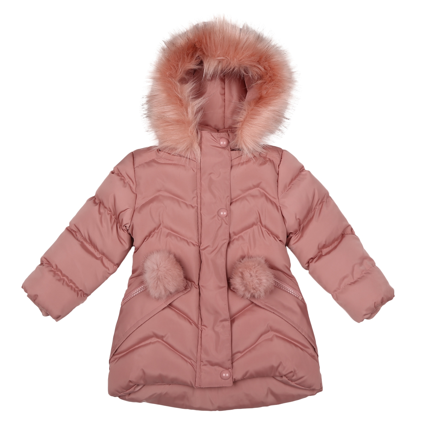 Mothercare | Girls Full sleeves Jacket - Dark Pink