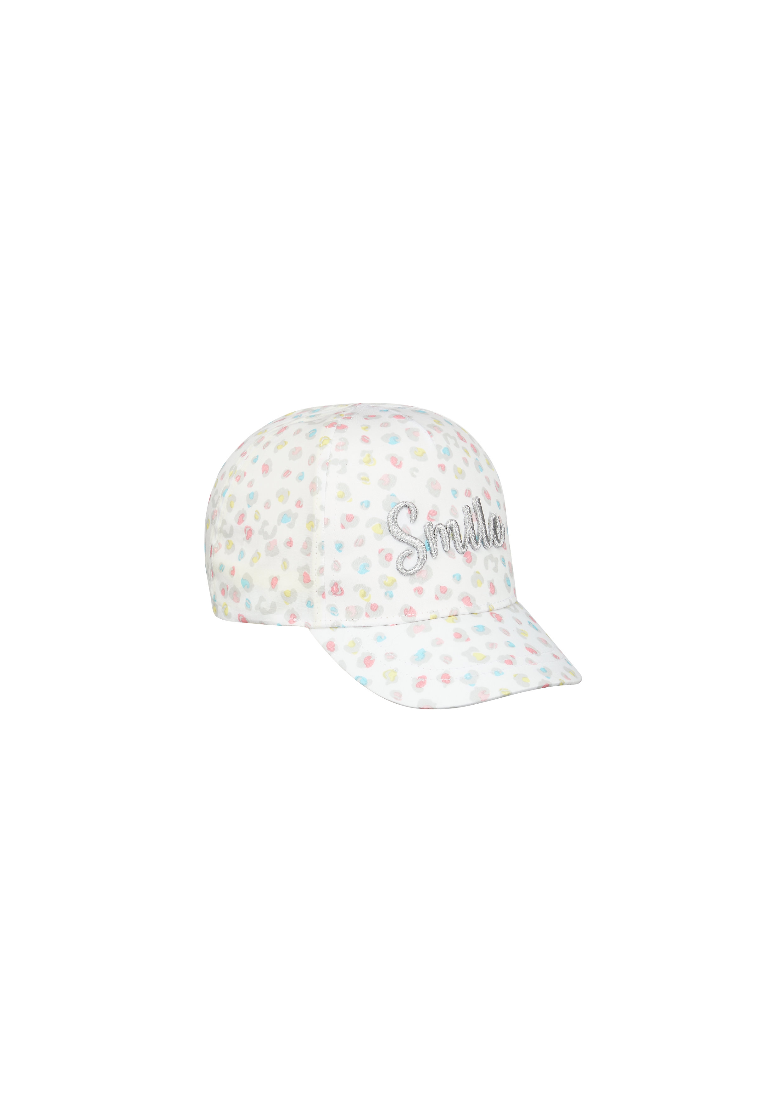 Mothercare | Girls Cap Embroidered - White
