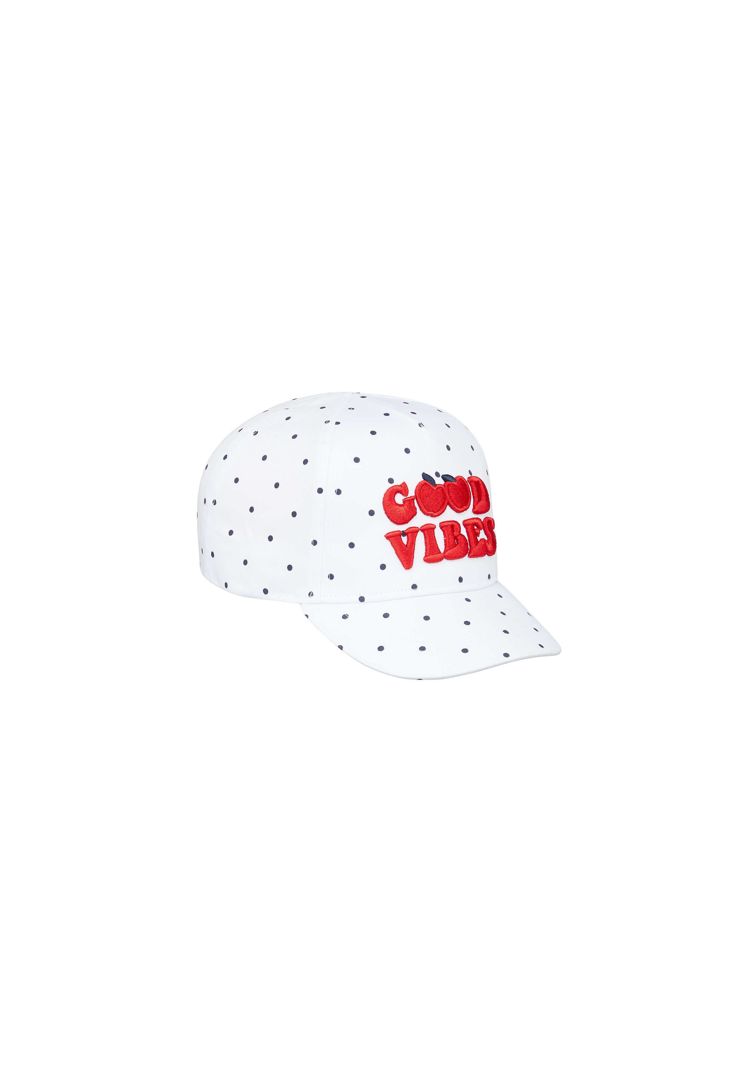 Mothercare | Girls Cap Embroidered - White