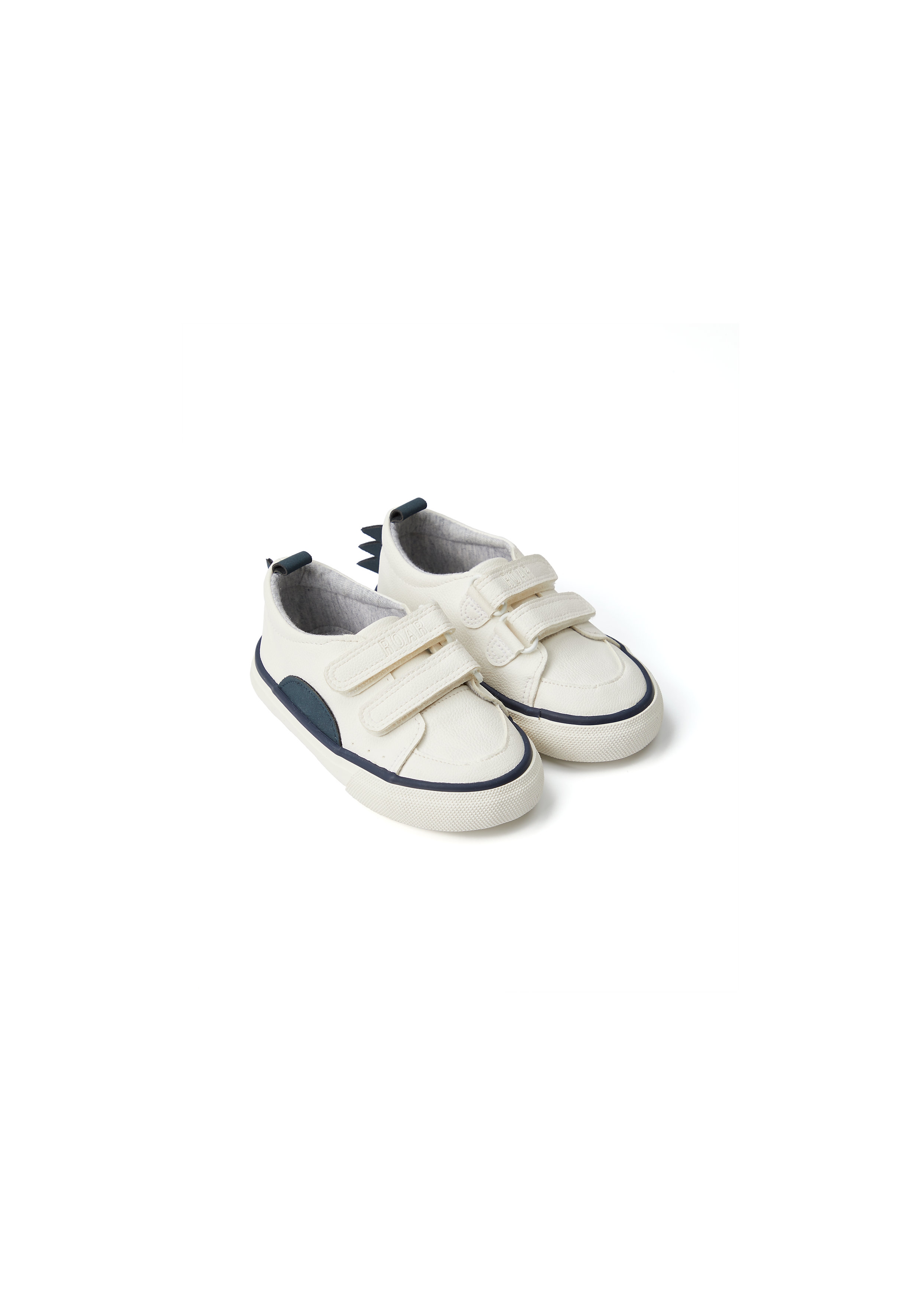 Mothercare | Boys Trainer Shoes 3D Dino Spikes - White