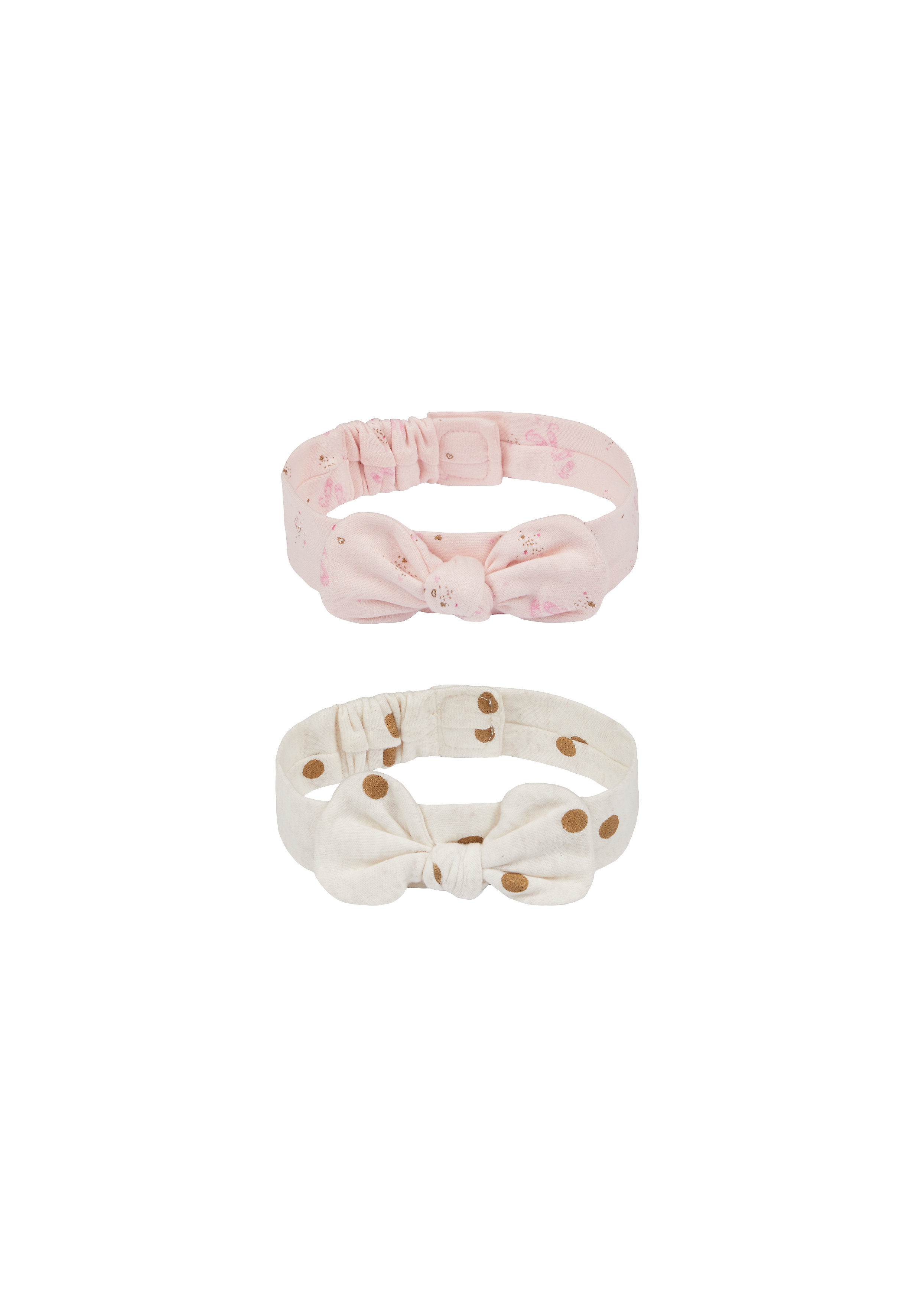 Mothercare | Girls Headbands Spot Print - Pack Of 2 - Multicolor