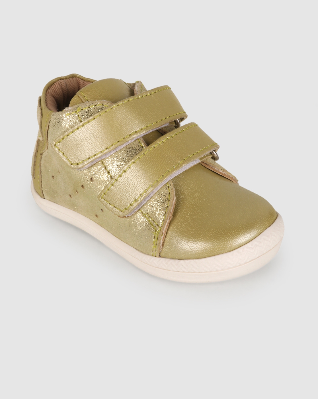 Mothercare | Unisex Glitter First Walker Shoes Velcro Opening - Gold