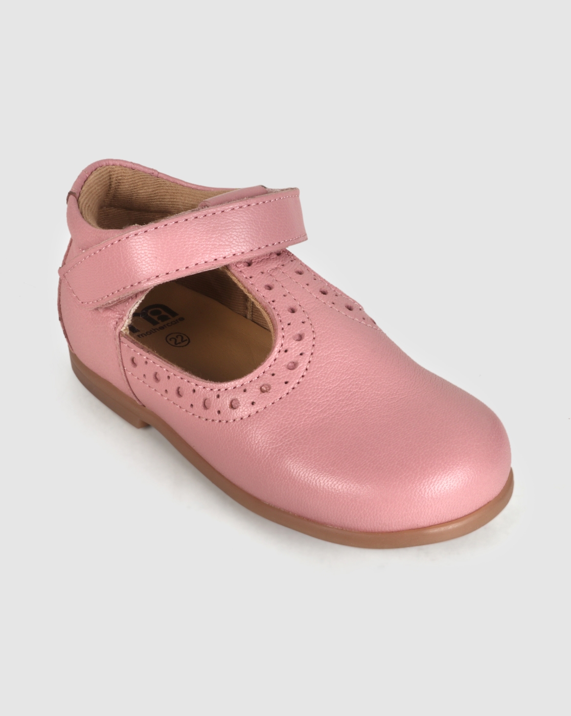 Mothercare | Girls First Walker Shoes Cut Out Design - Pink