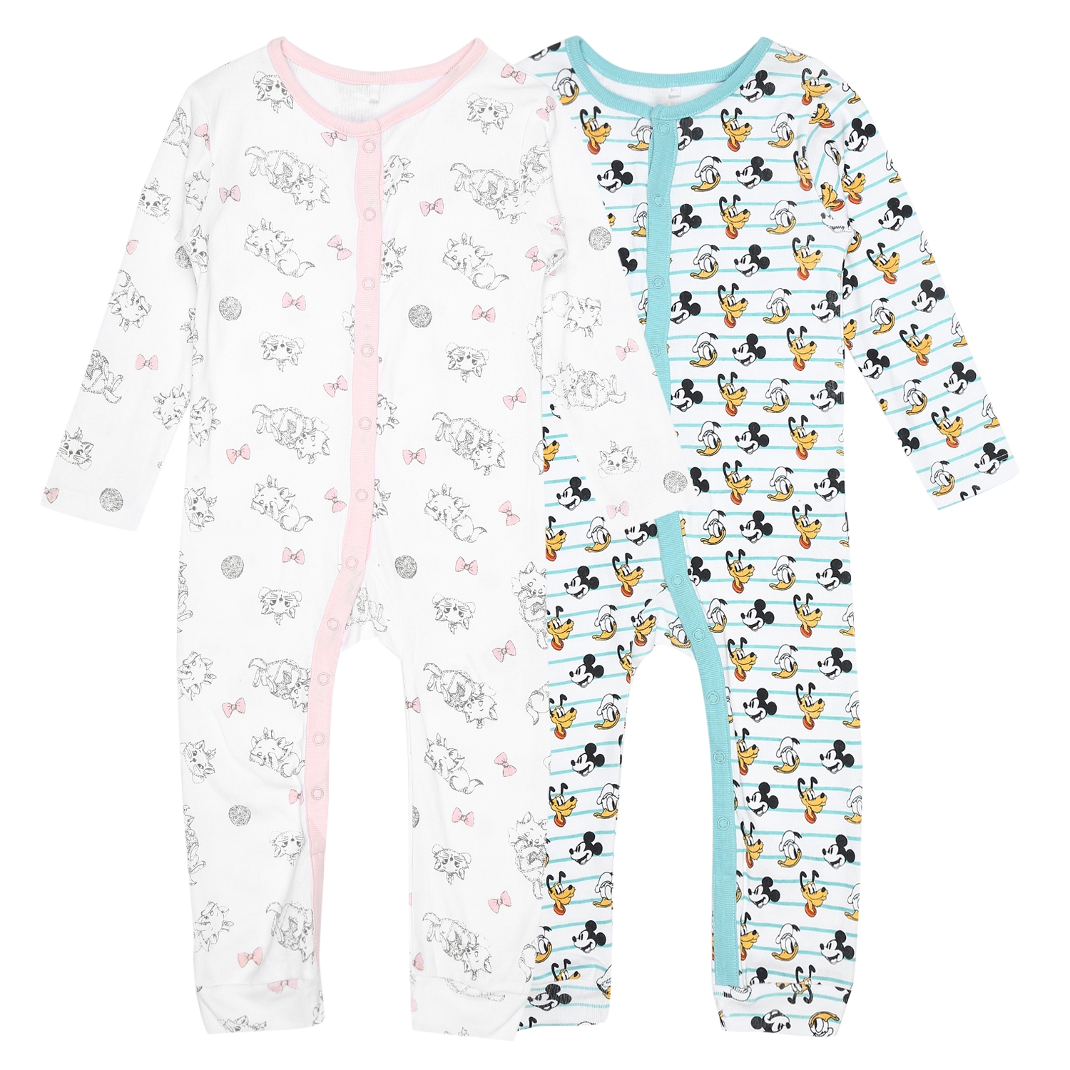 Mothercare | Unisex Packed Sleepsuit - Multicolor - Pack of 2