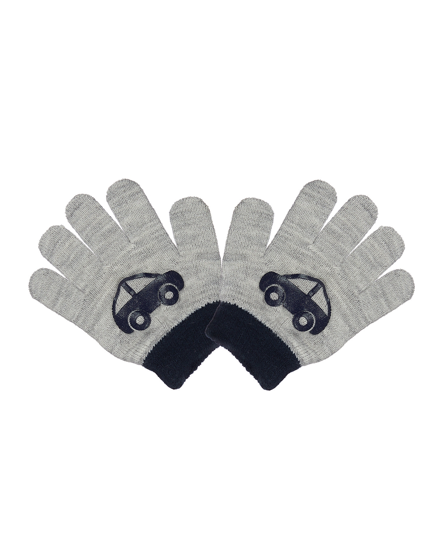 Mothercare | Boys Gloves Car Design - Grey