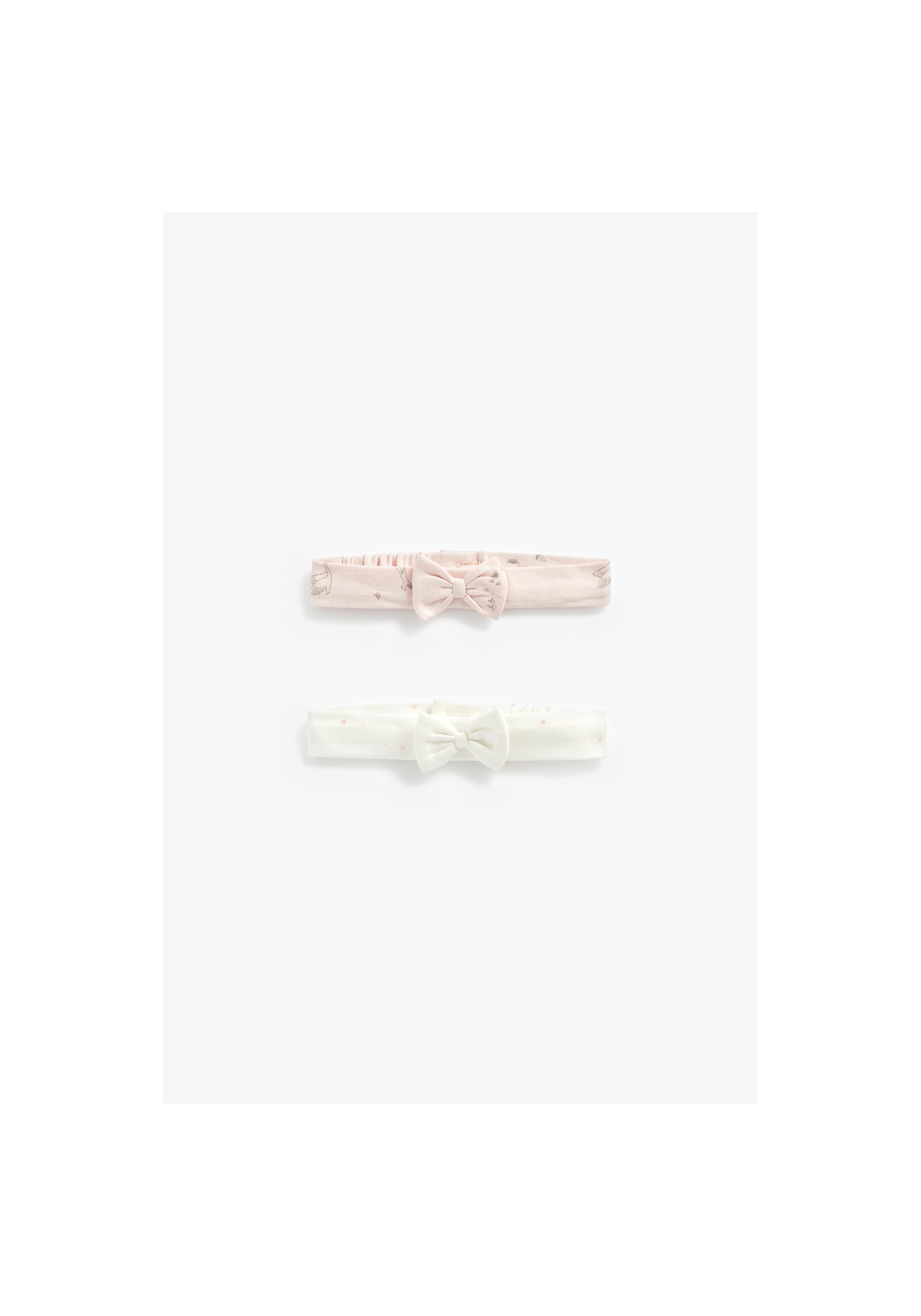 Mothercare | Girls Headbands Bow Detail - Pack Of 2 - Multicolor