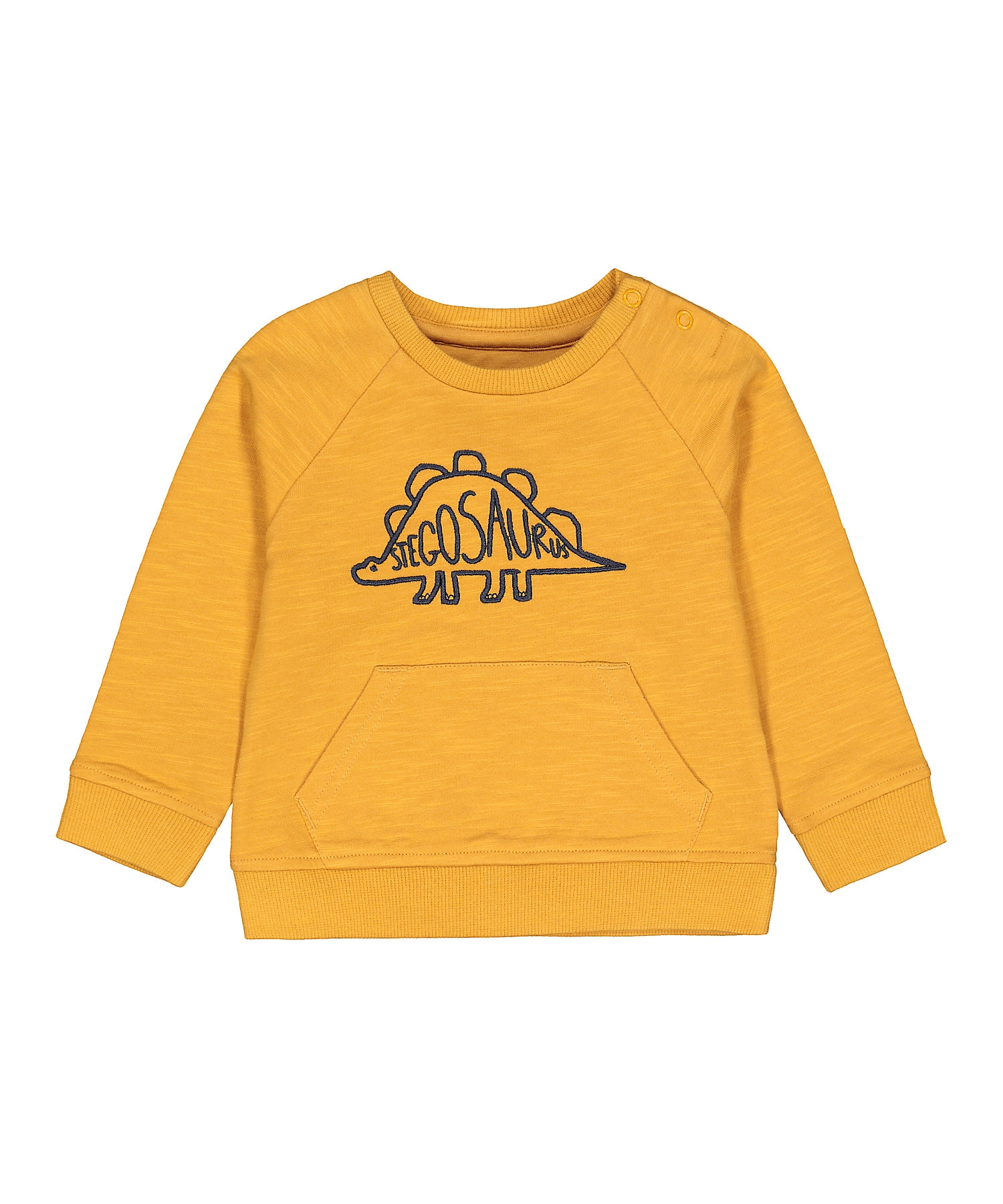 Mothercare | Boys Full Sleeves Sweatshirt Dino Embroidery - Yellow
