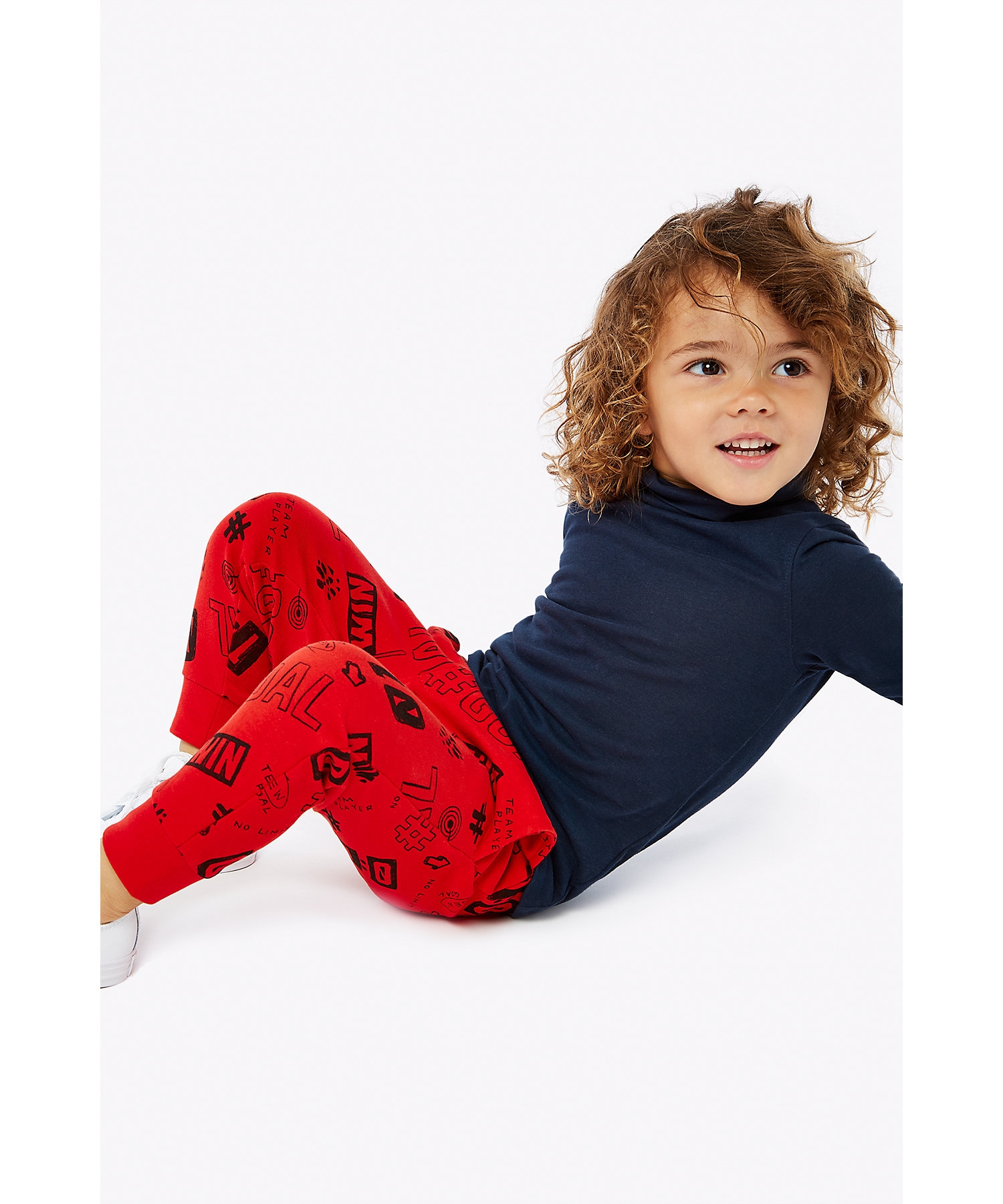 Mothercare | Boys Joggers Text Print - Red