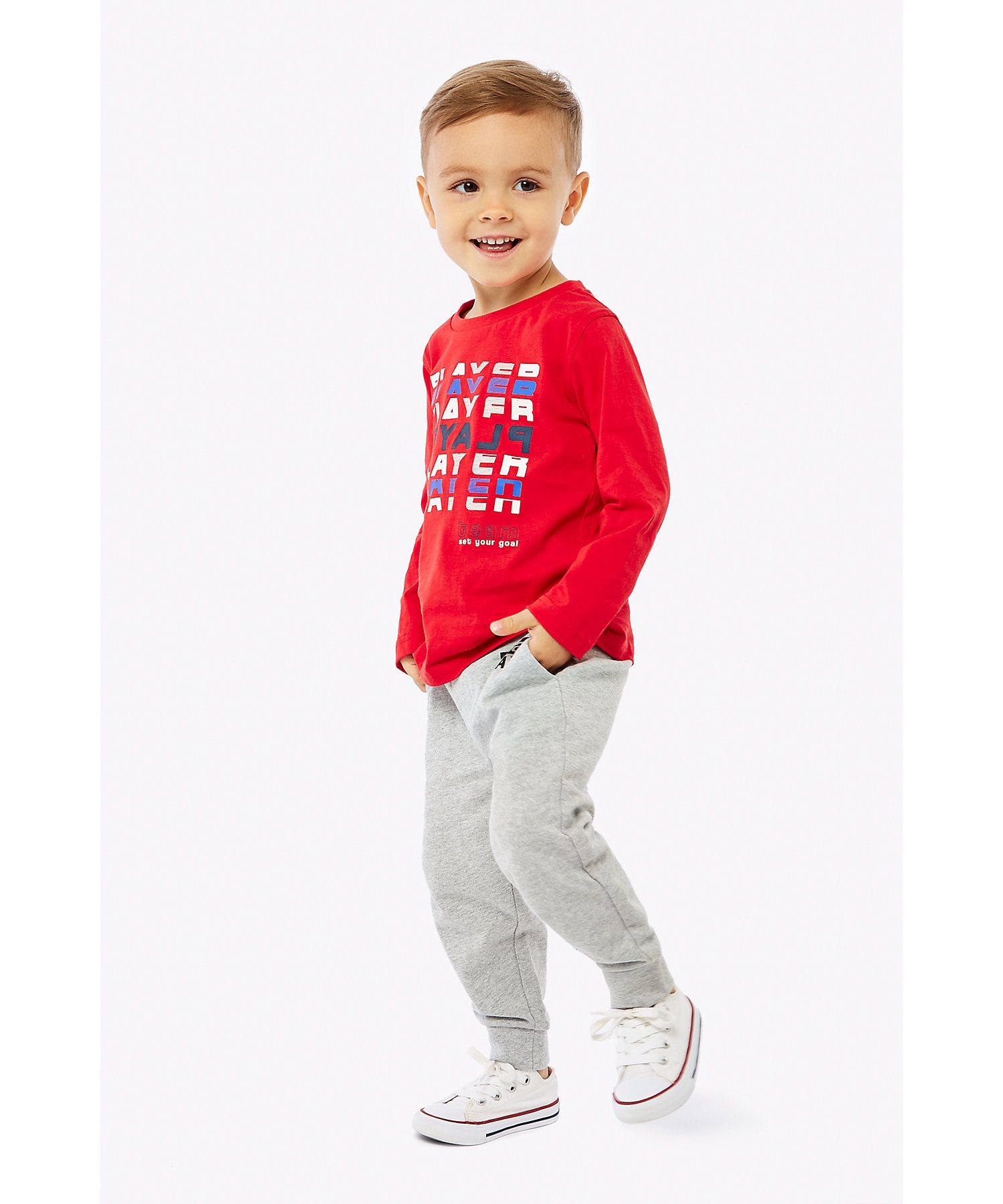 Mothercare | Boys Joggers Text Print - Pack Of 2 - Multicolor