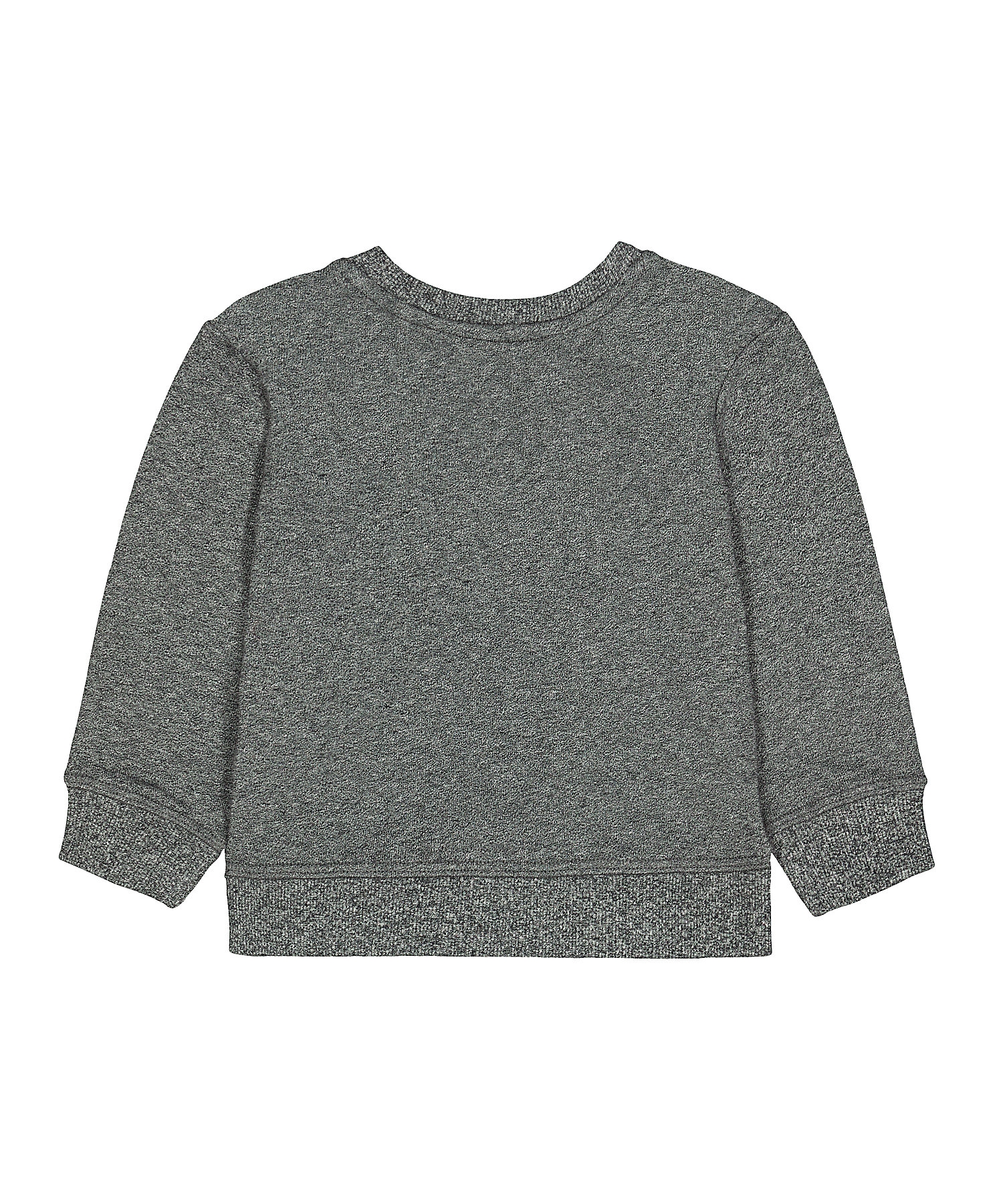Boys Full Sleeves Sweatshirt Text Print - Grey
