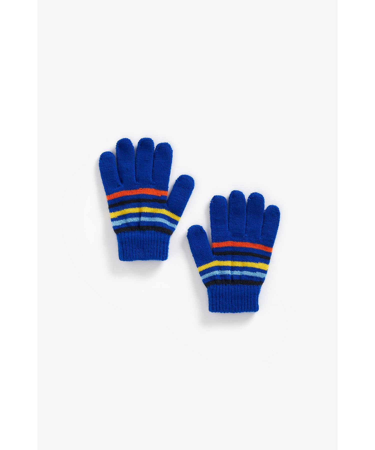 Mothercare | Boys Gloves Striped - Blue