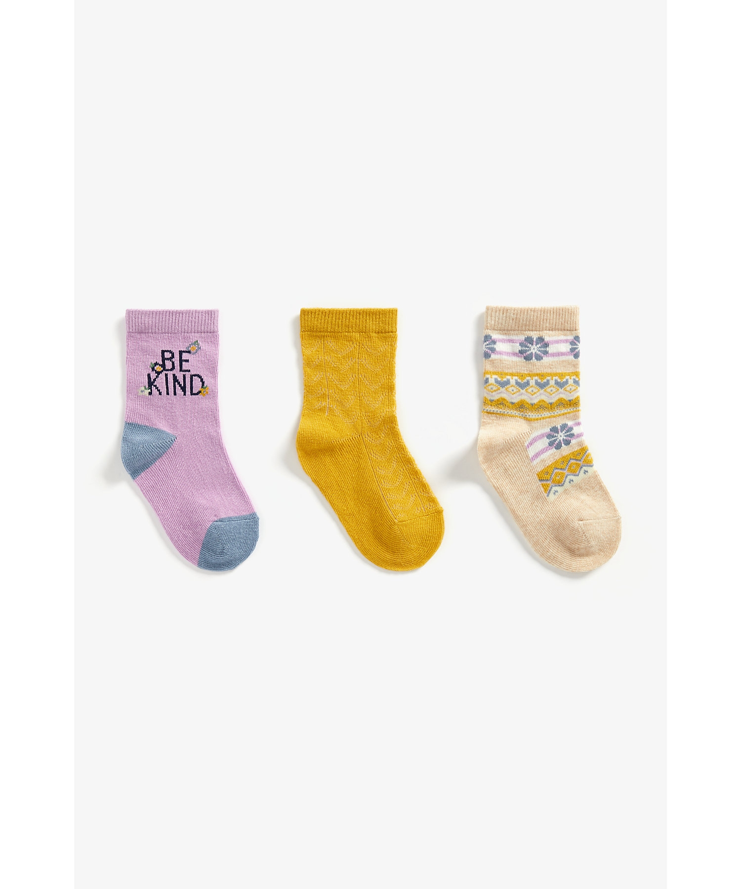 Mothercare | Unisex Socks Striped - Pack of 3 - Multicolor
