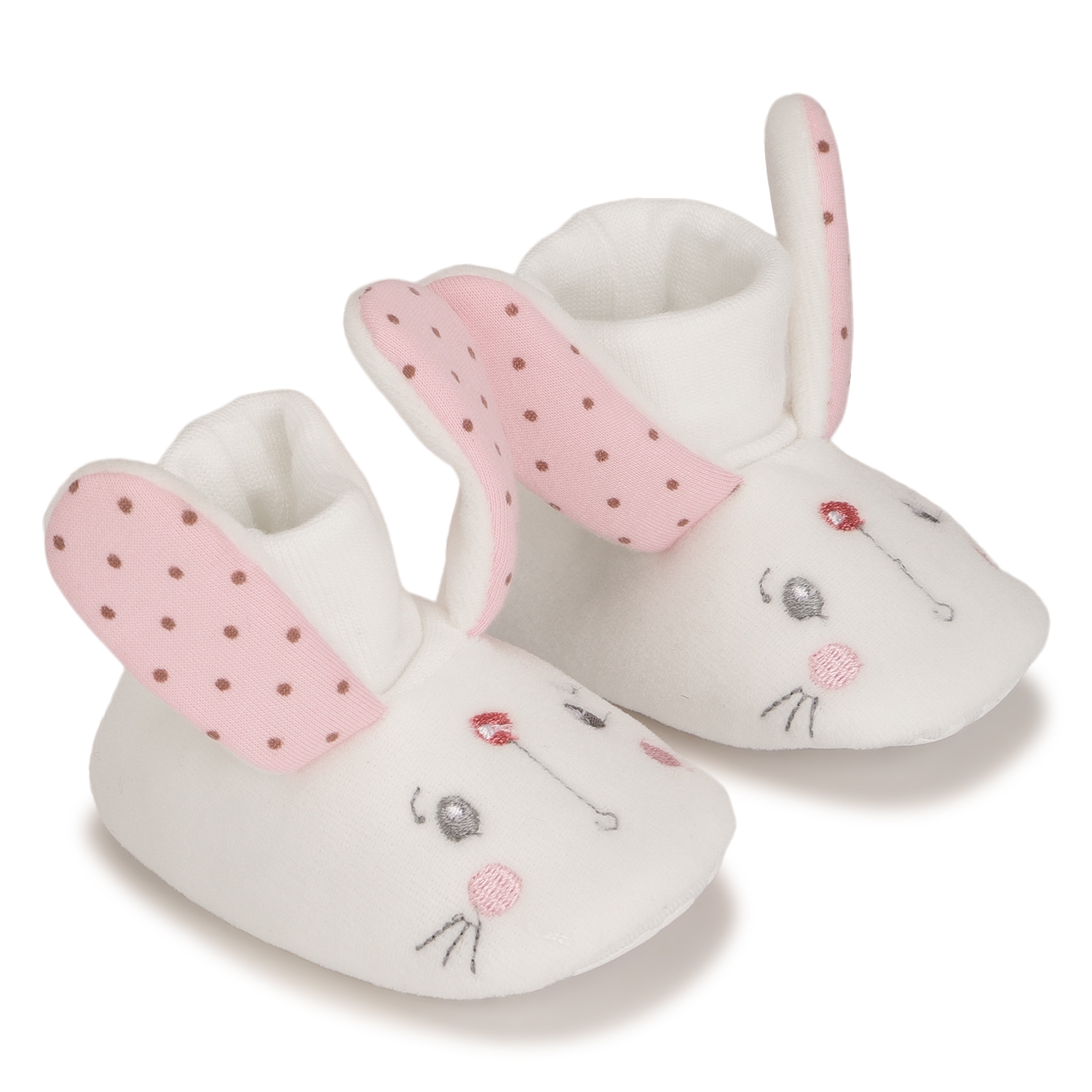 Mothercare | Girls Socktop Bunny Embroidery-Multicolor