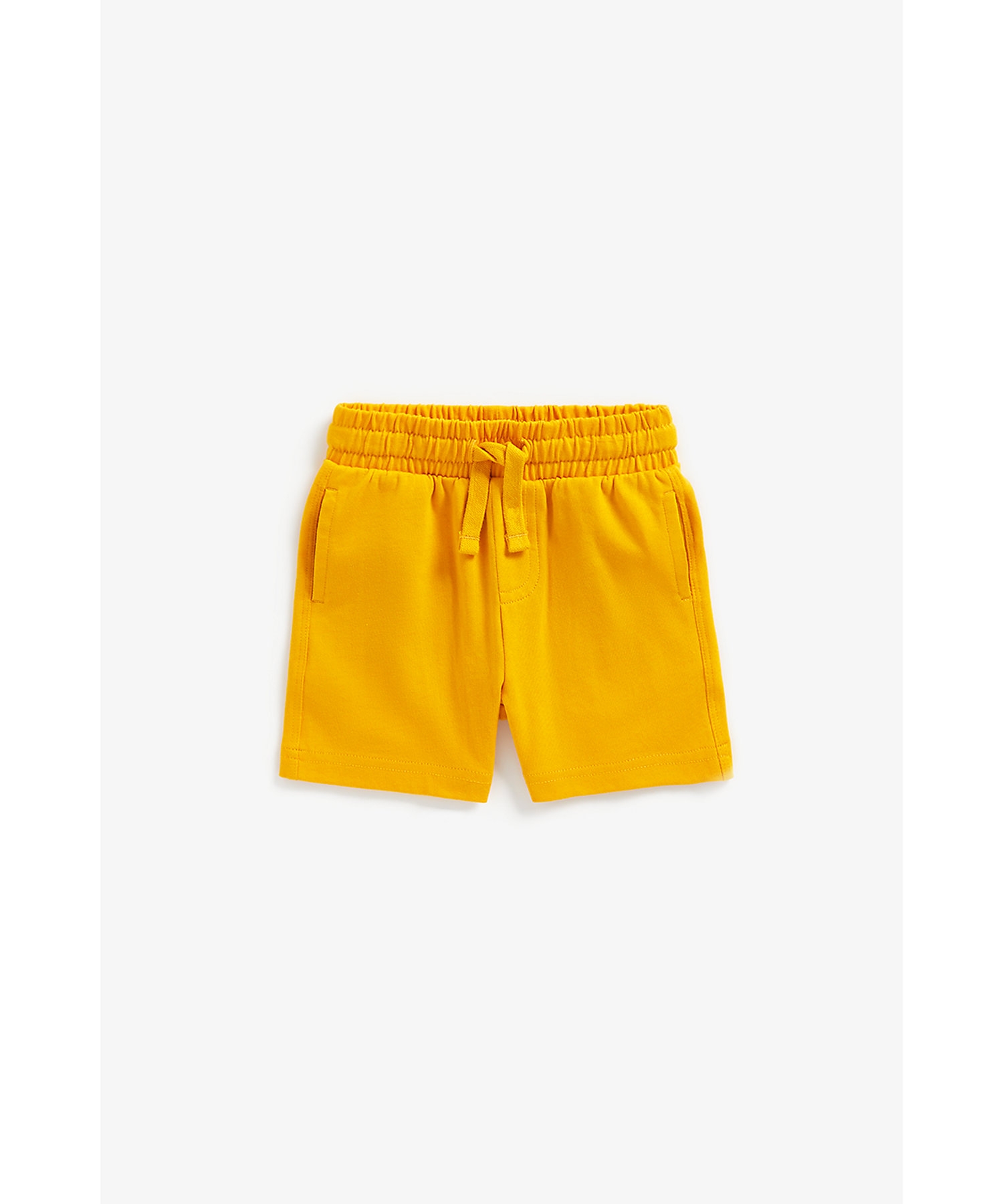 Boys Shorts Side Pocket-Yellow