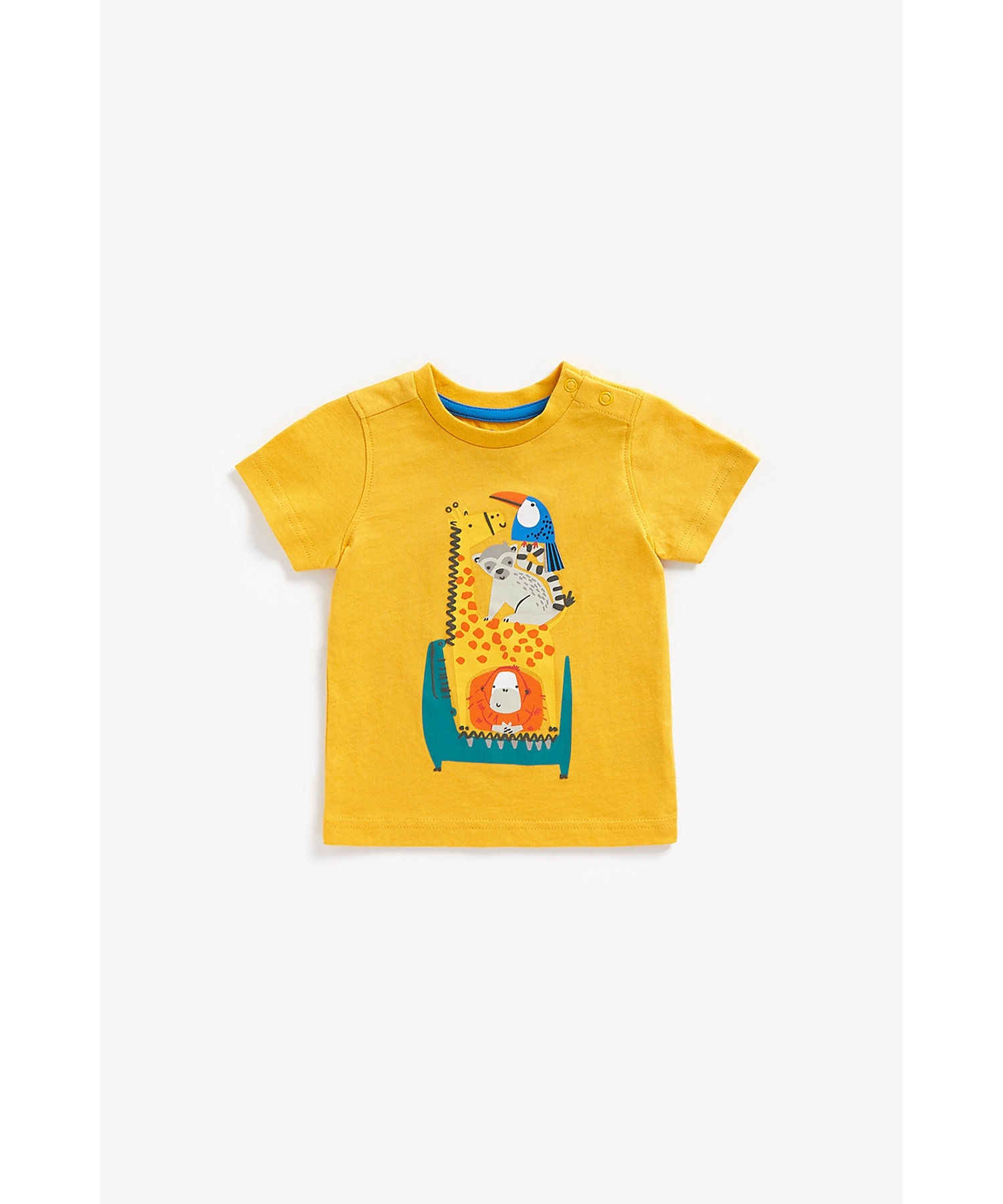 Mothercare | Boys Half Sleeves T-Shirt -Yellow