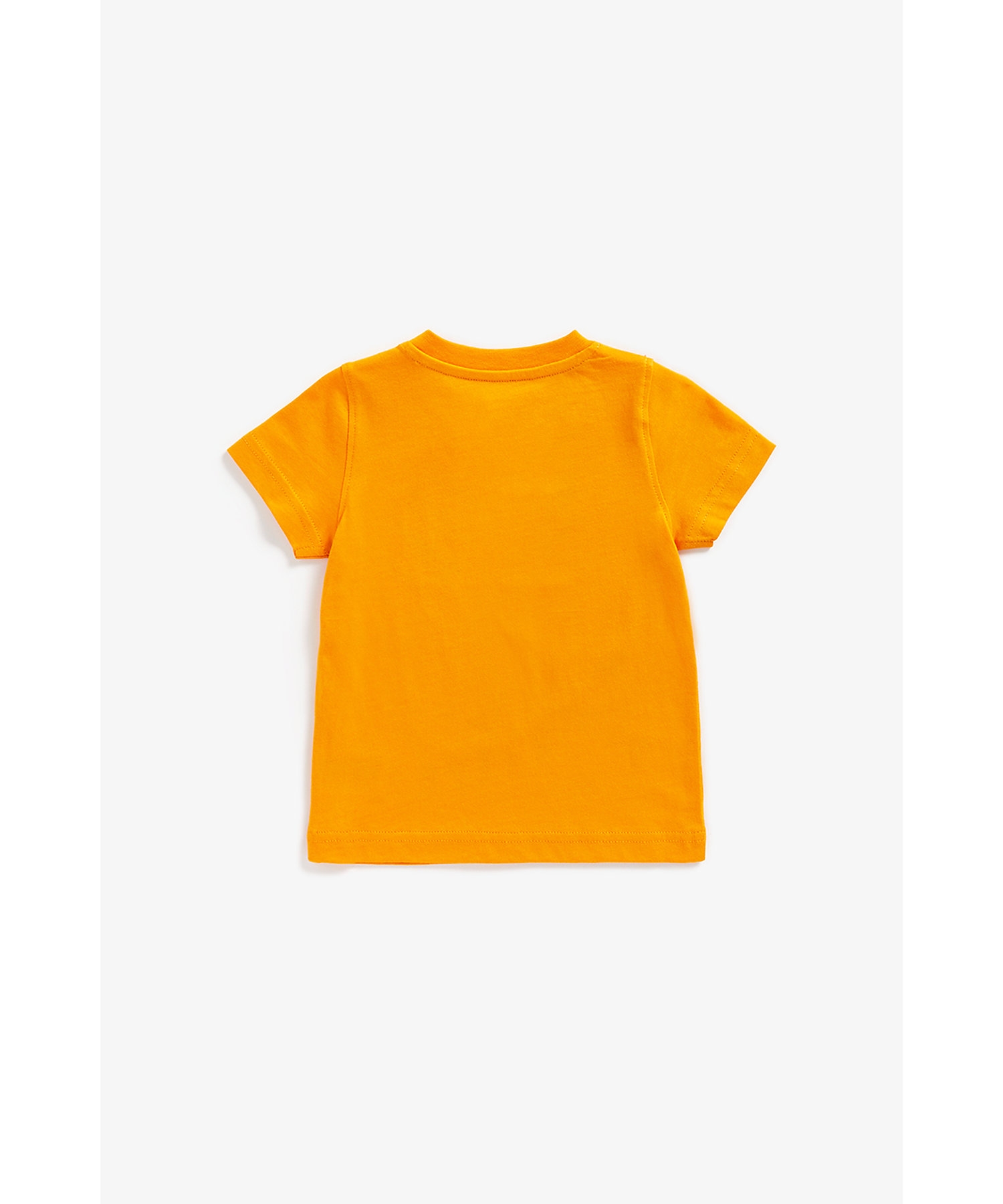 Mothercare | Boys Half Sleeves T-Shirt Tiger Design-Orange 1