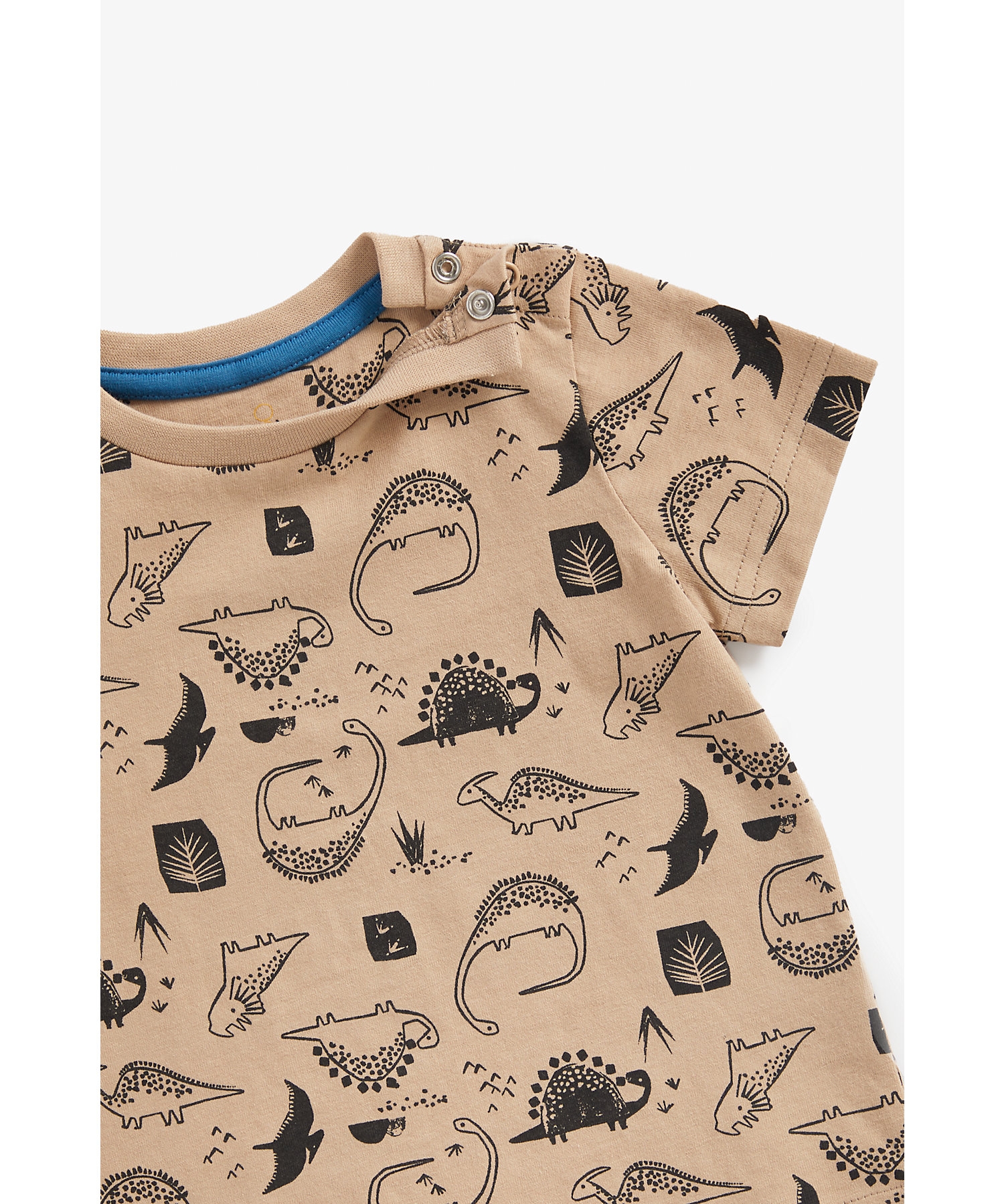 Mothercare | Boys Half Sleeves Shorts T-Shirt Set Dino Design-Multicolor 4