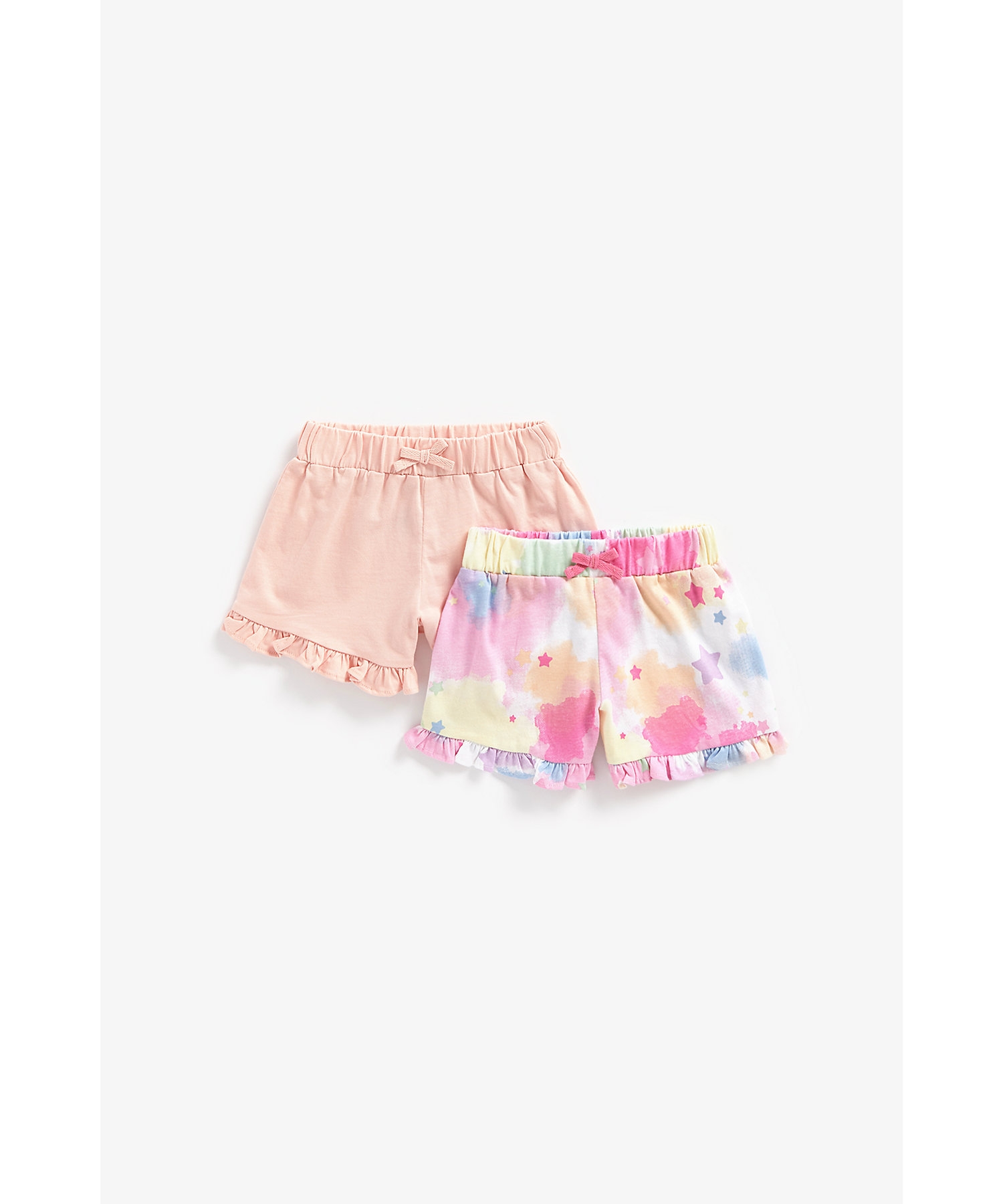 Girls Shorts -Pack of 2-Multicolor