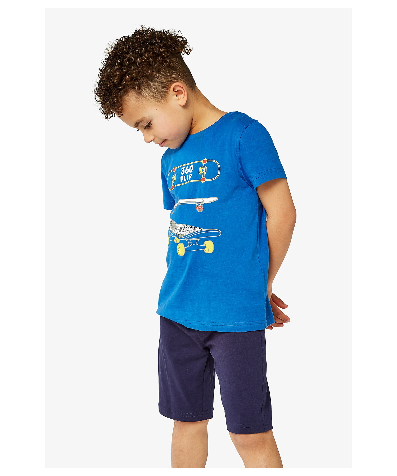 Mothercare | Boys Half Sleeves Shorts T-Shirt Set -Multicolor