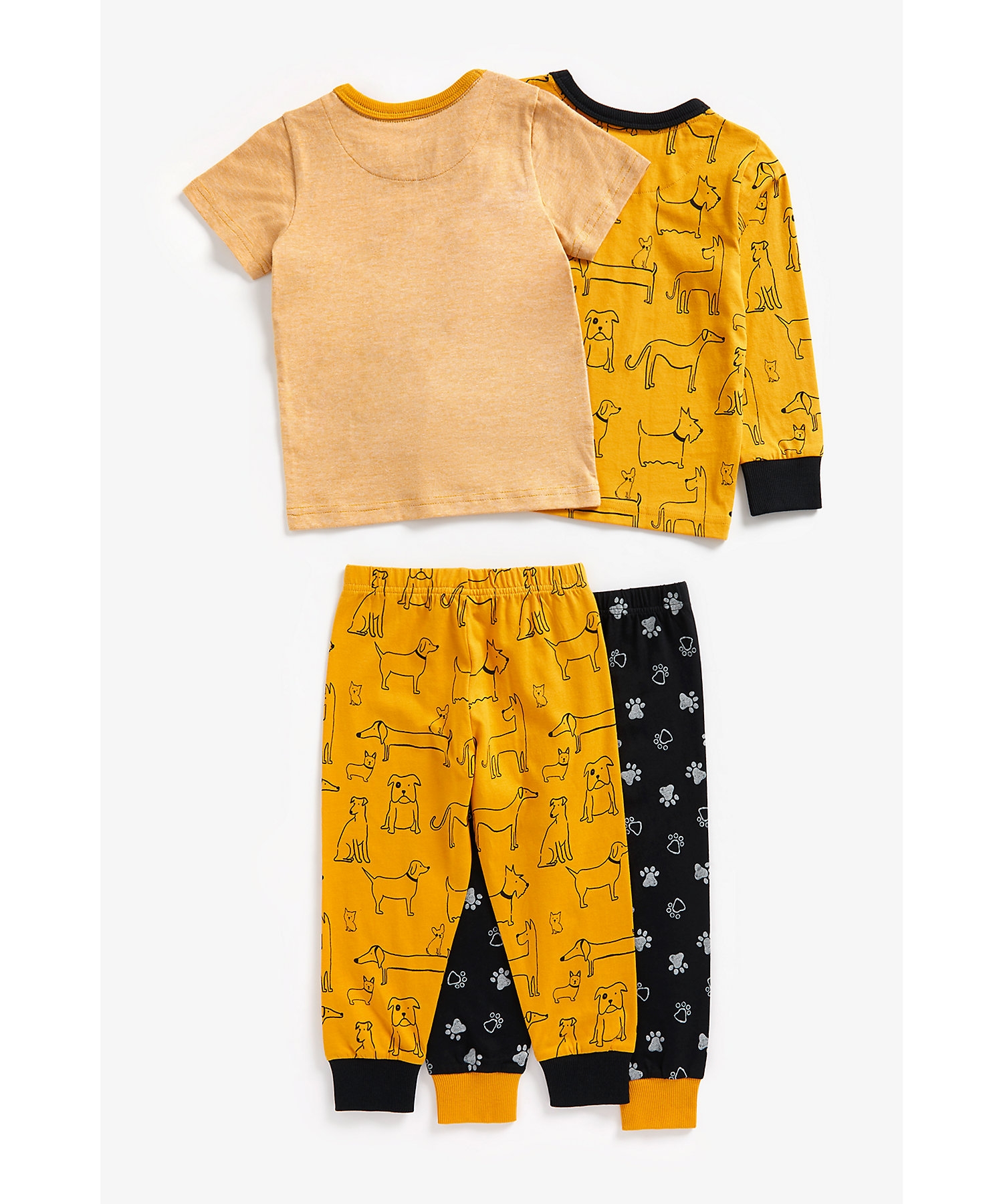 Mothercare | Boys Short Sleeves Pyjamas Dog Printed-Pack of 2-Multicolor 1