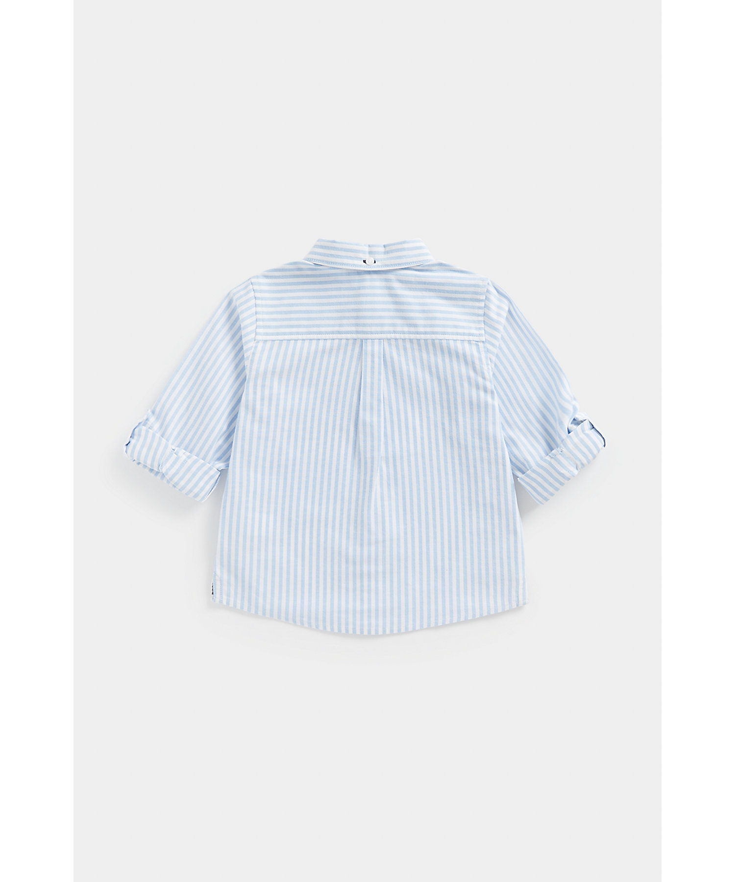 Boys Full Sleeves Shirt Striped-Blue