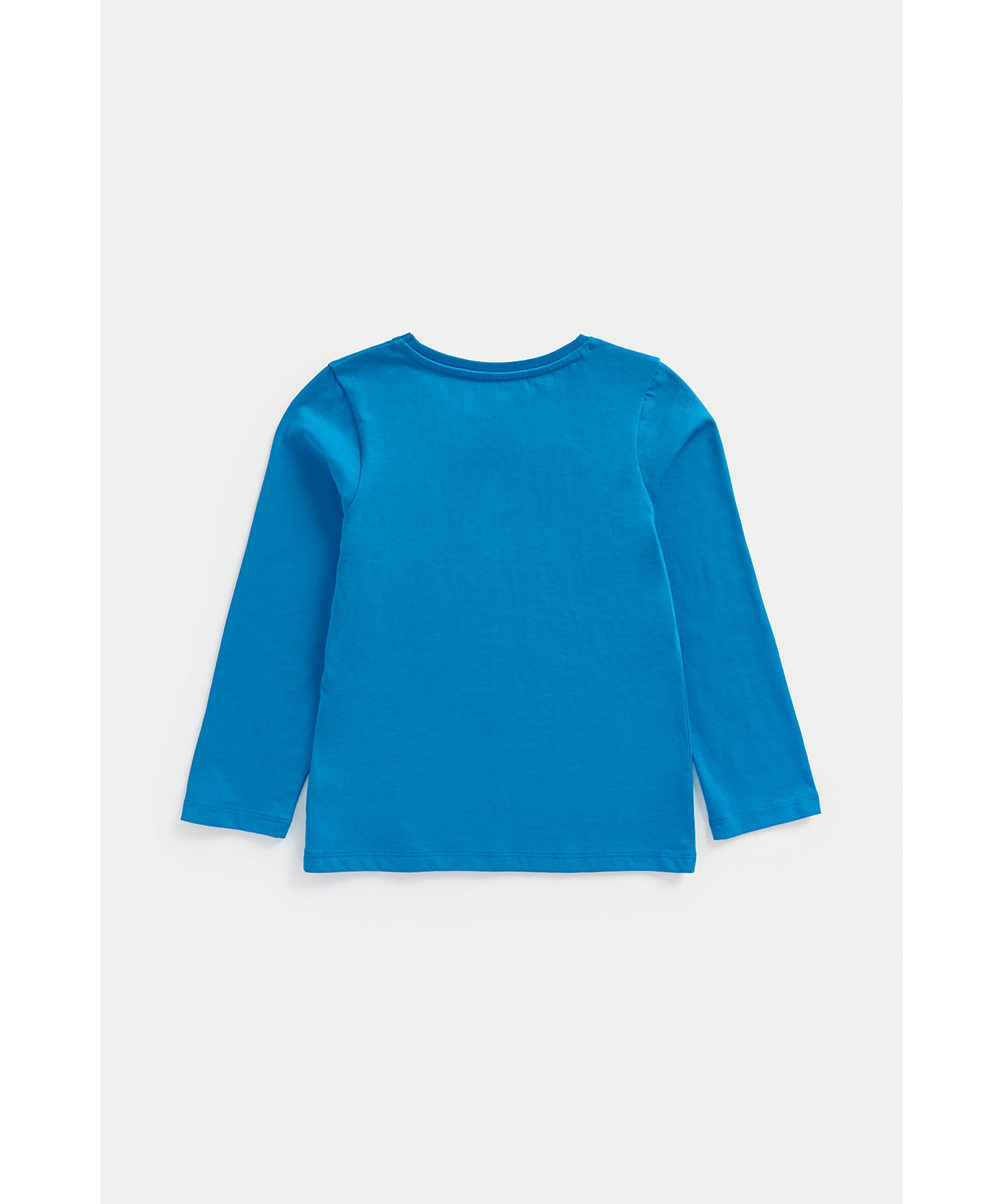 Girls Full Sleeves A-Line Top -Blue