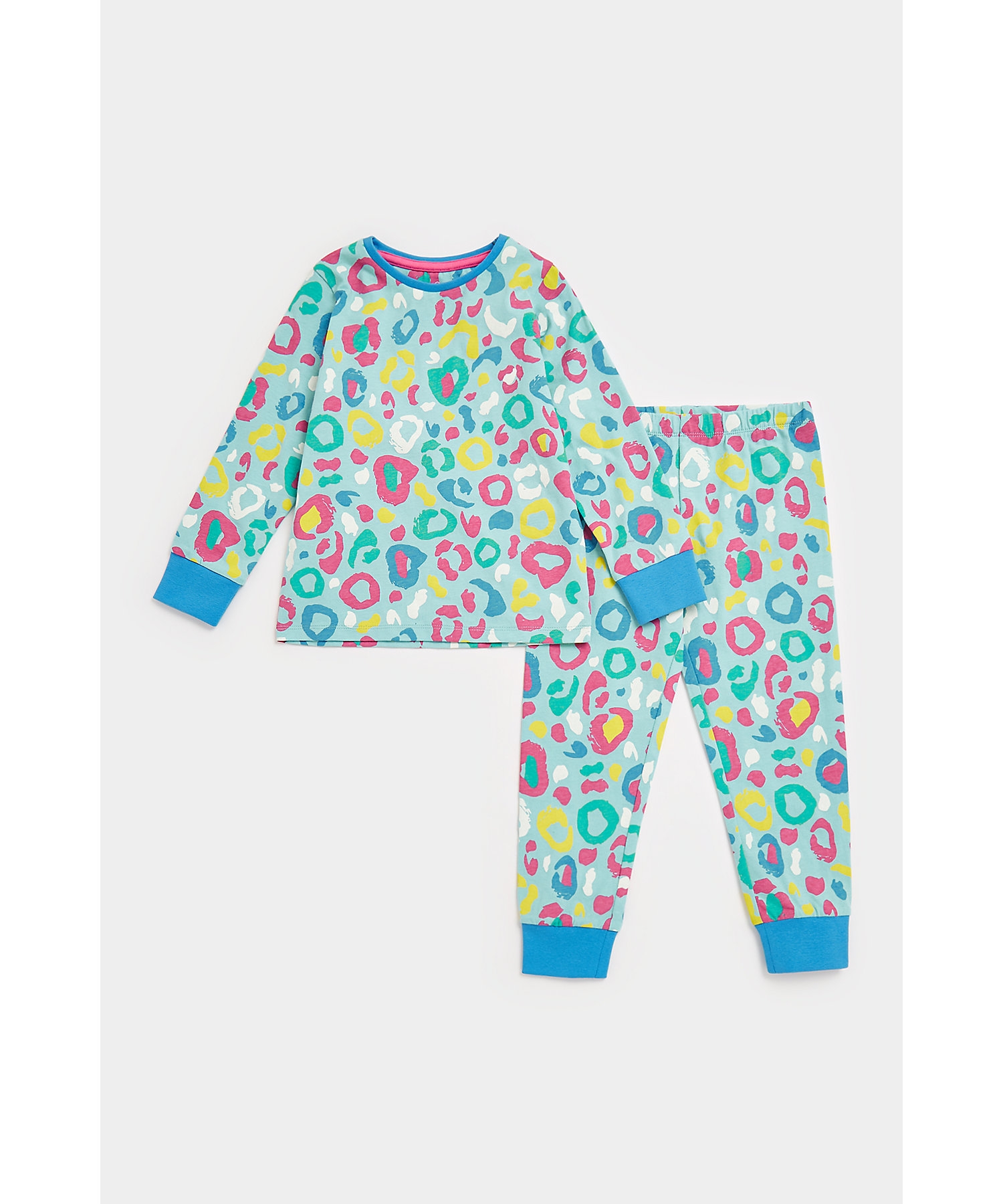 Mothercare | Girls Full Sleeves Pyjama Set All Over Print-Multicolor