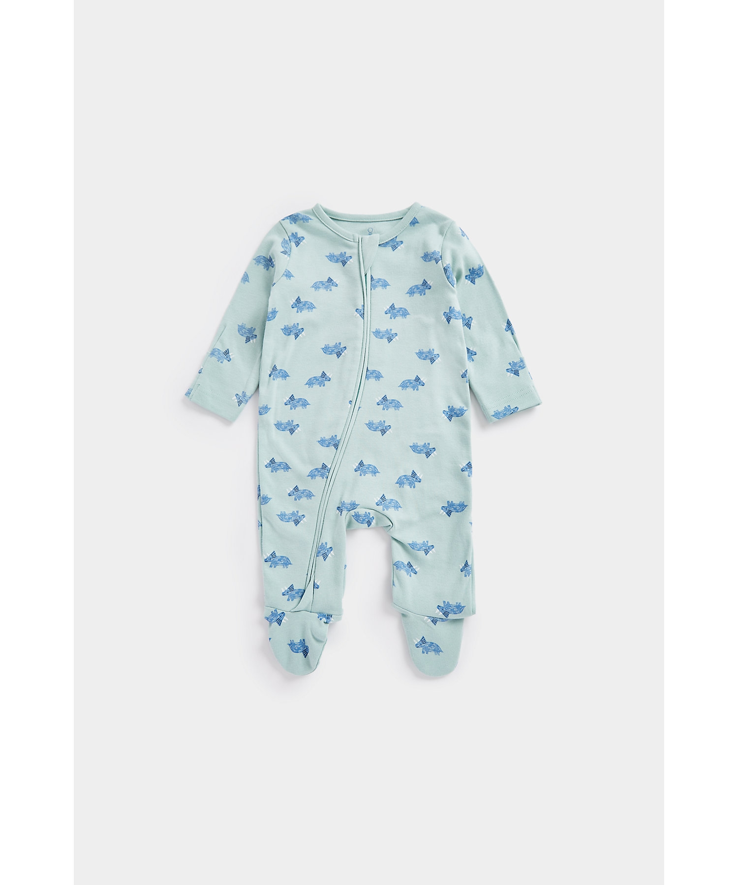 Mothercare | Boys Full Sleeves Sleepsuits -Pack of 1-Green