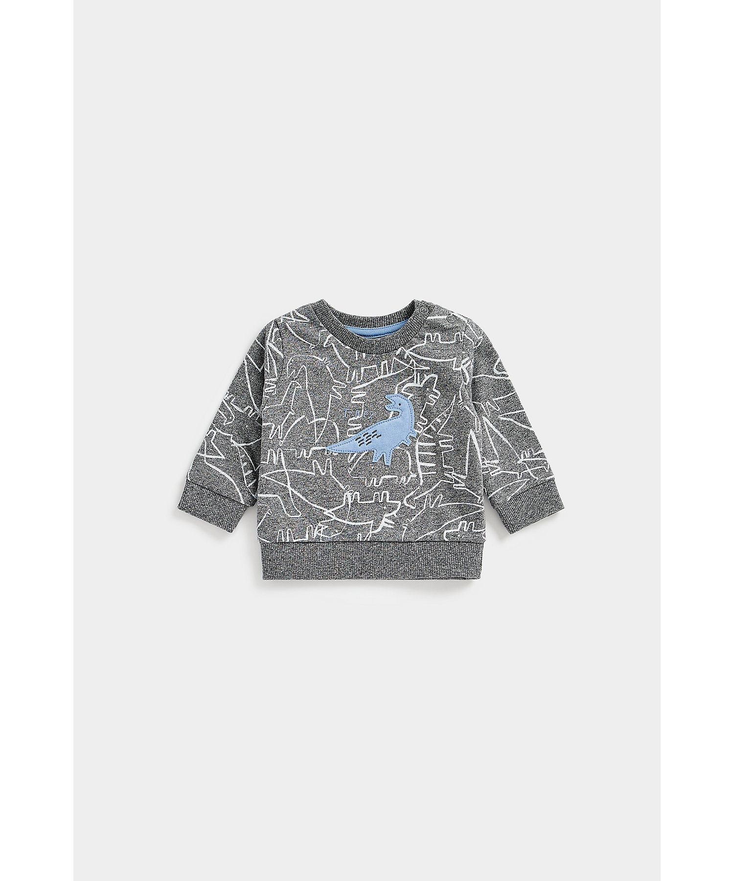 Mothercare | Boys Full Sleeves Sweaters -Pack of 1-Grey