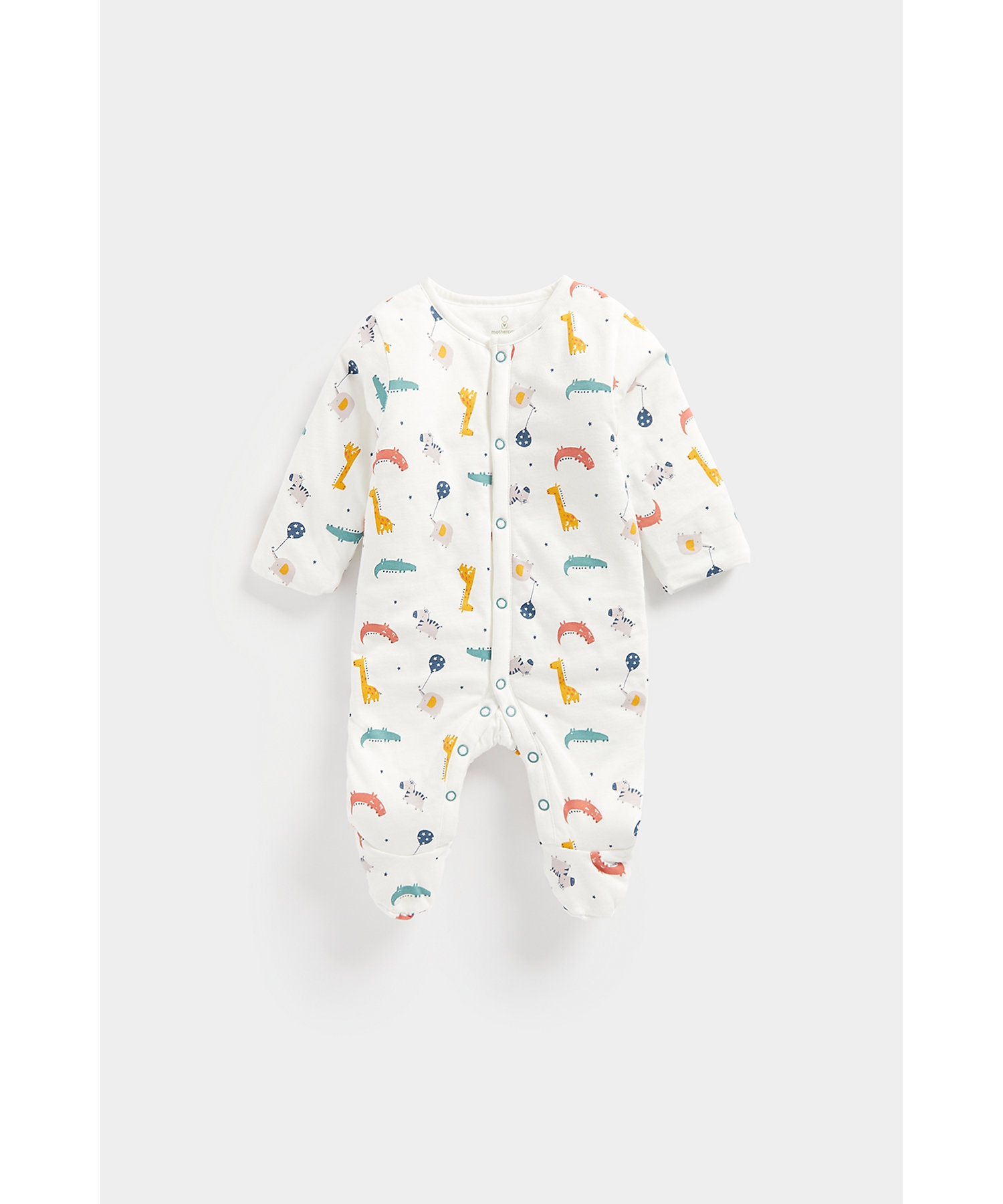 Mothercare | Boys Full Sleeves Snowsuit Animal Aop-Multicolor