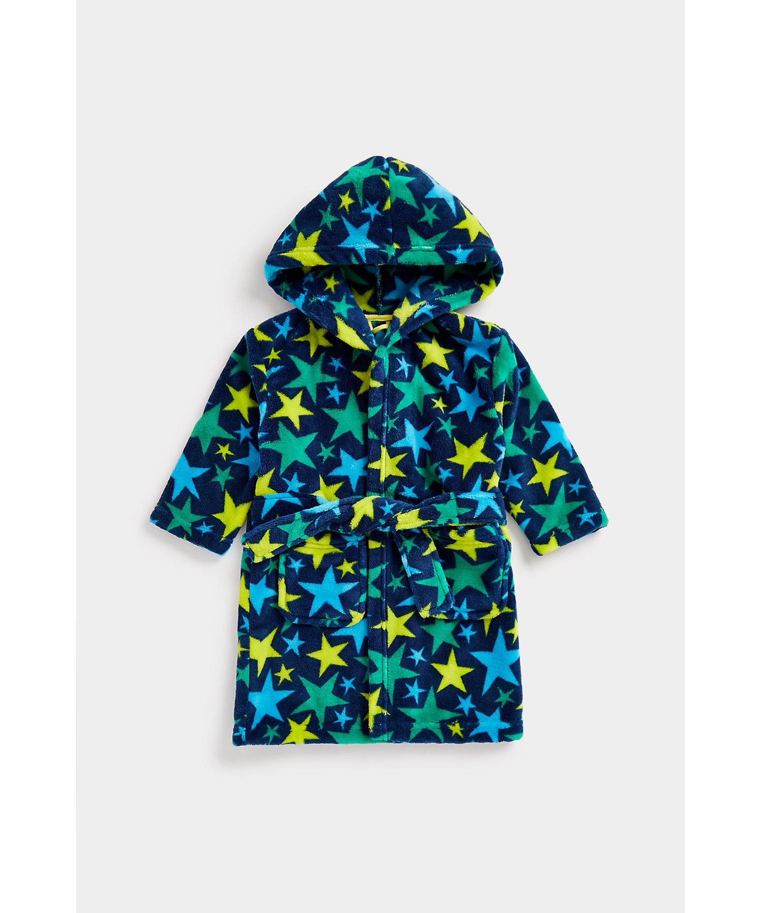 Mothercare | Boys Full Sleeves Robes Star All Over Print-Multicolor