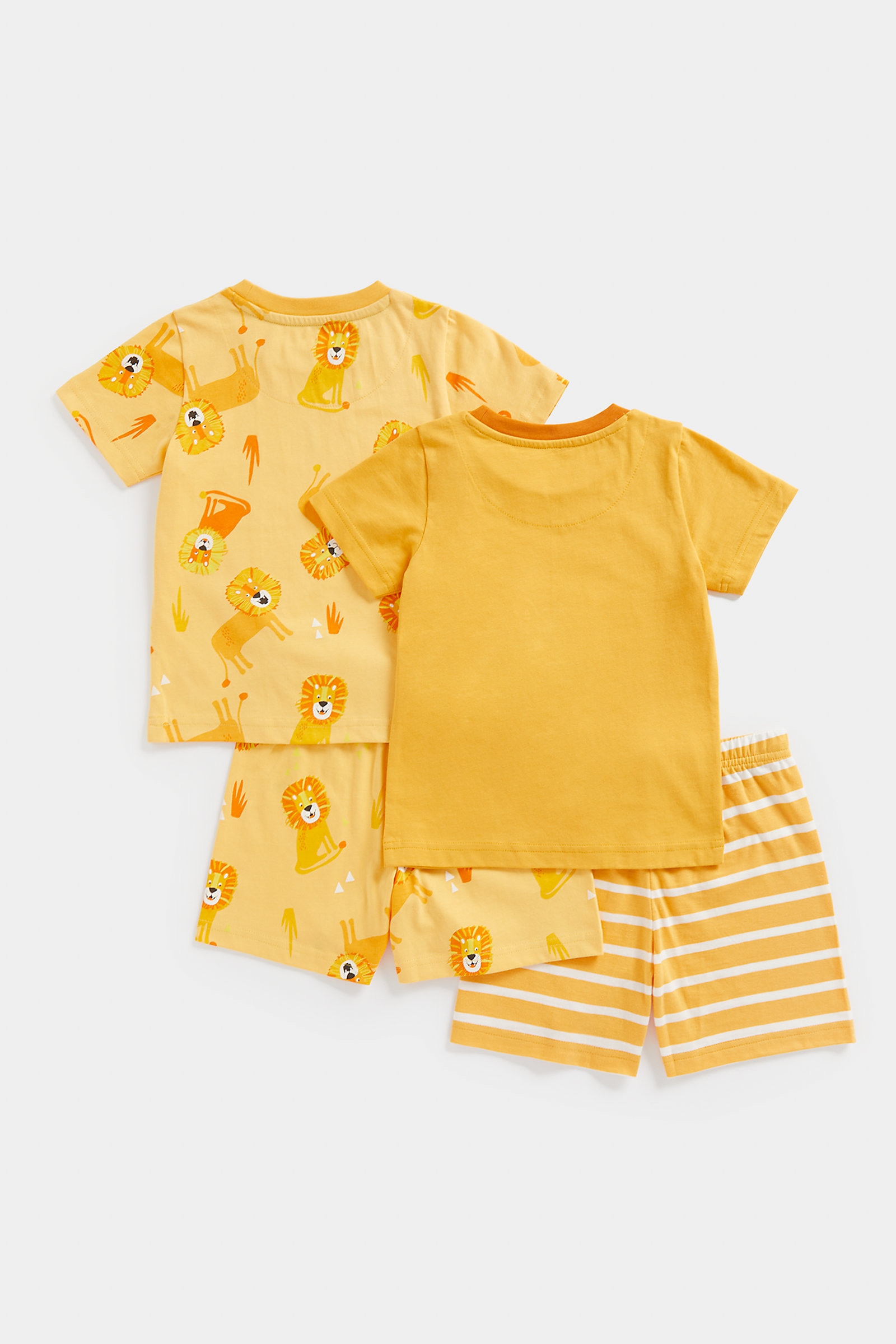 Mothercare Boys Half Sleeves Safari Print Pyjama-Pack of 2-Multi