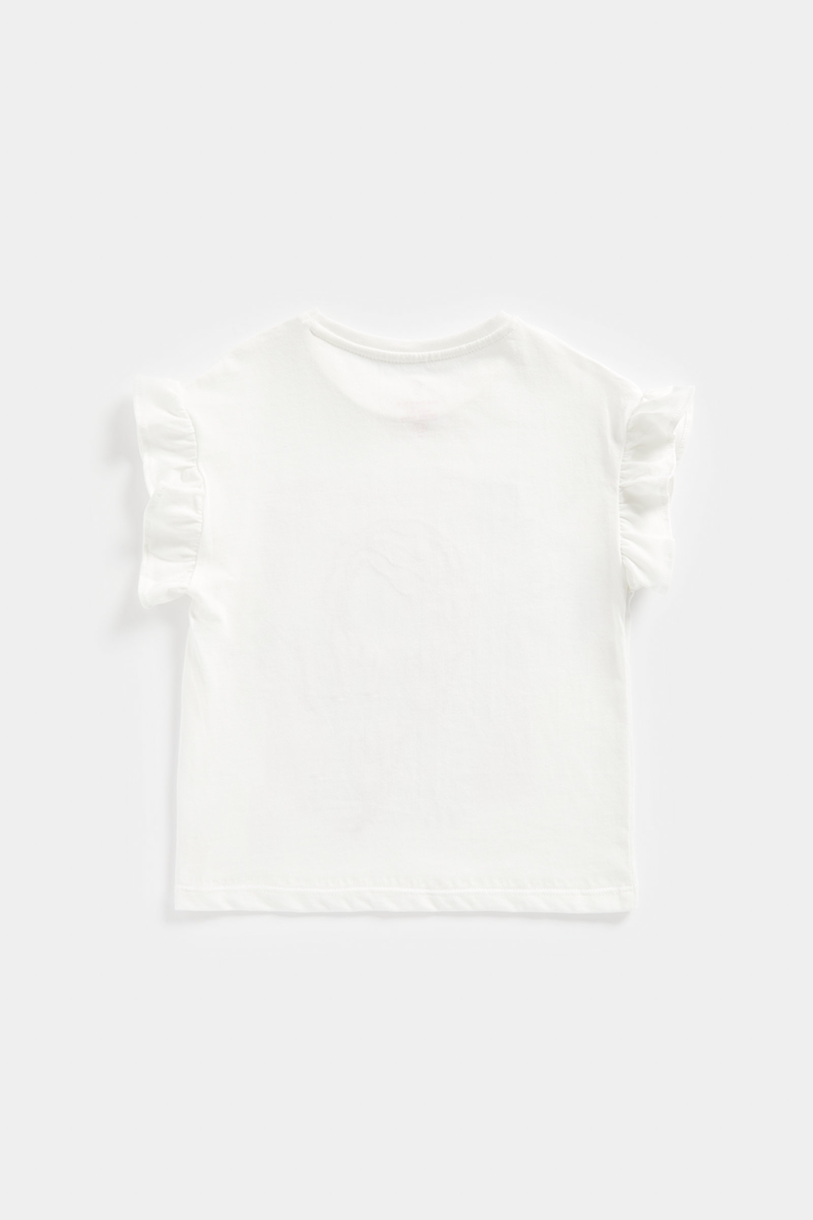 Mothercare Girls Short Sleeve T-shirt -White