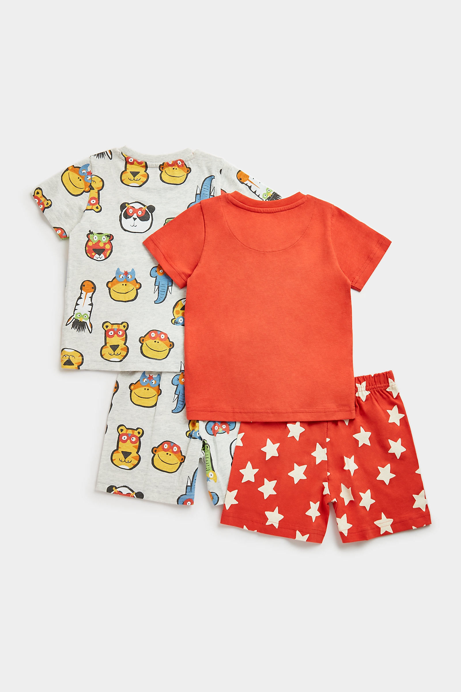 Mothercare Boys Half Sleeve Pyjama-Pack of 2-Multicolour