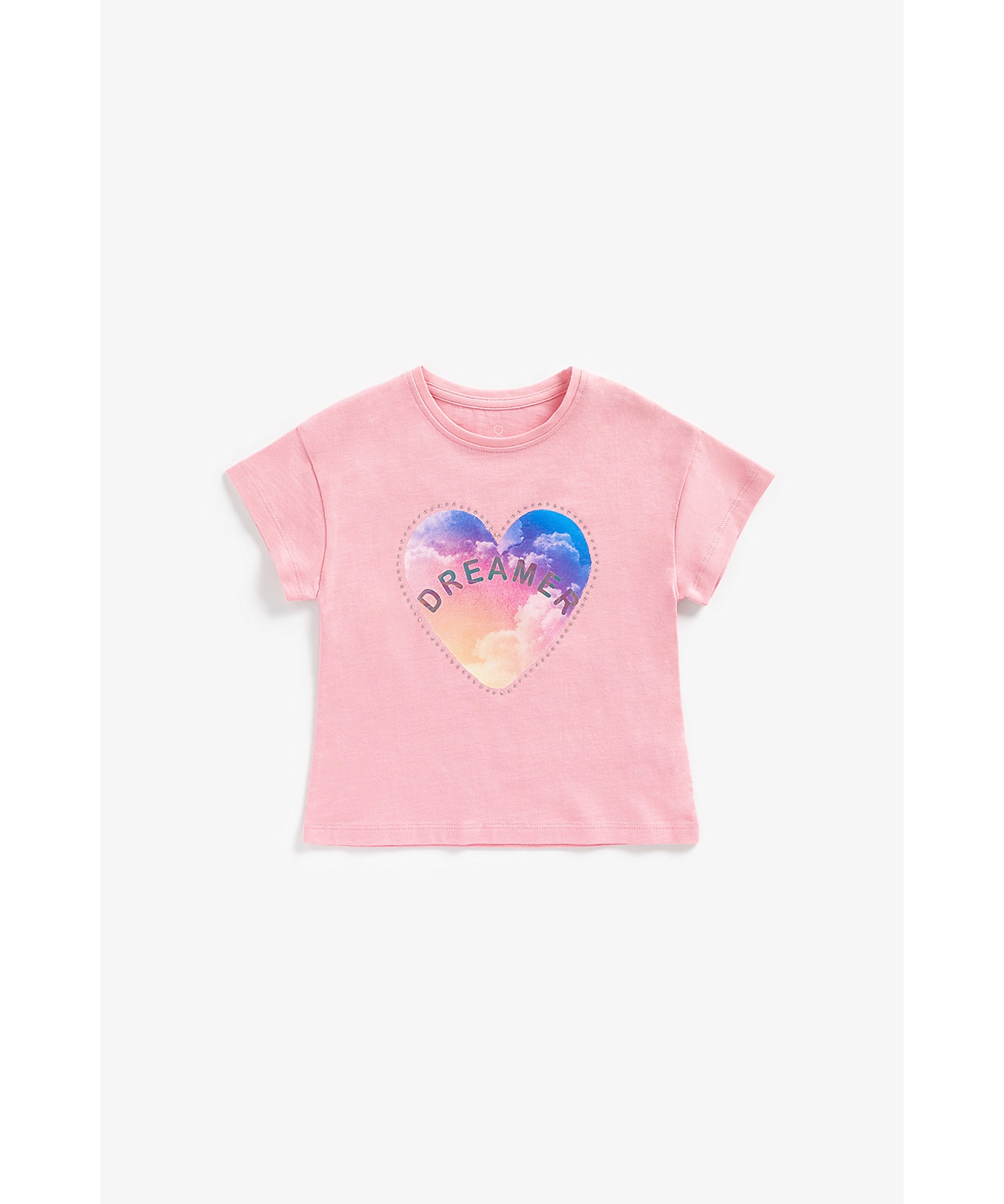 Mothercare | Girls Tops Dreamy Print with Sparkle-Pink