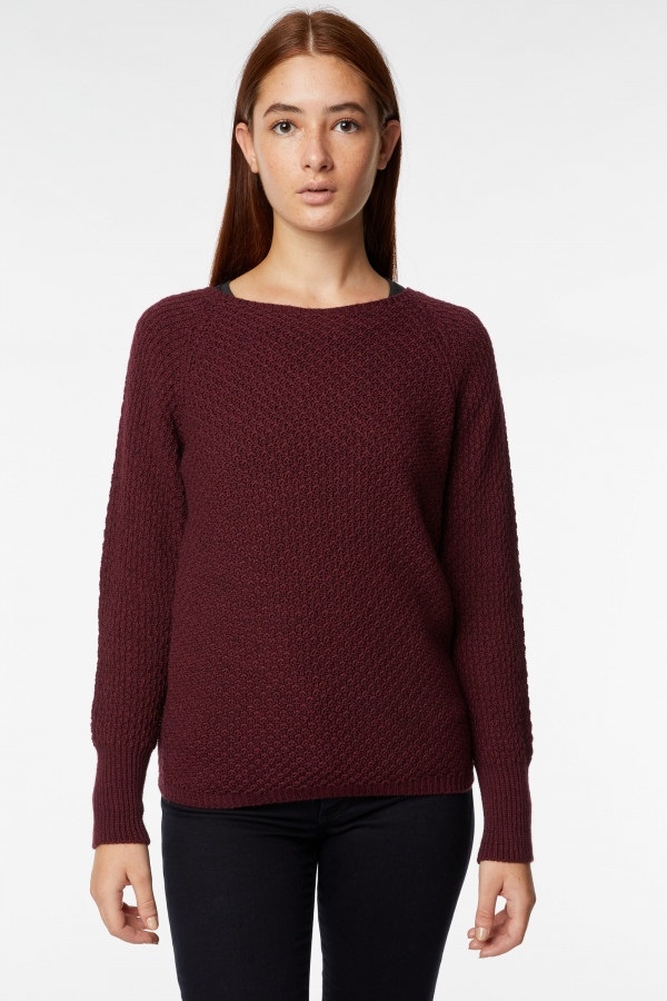 GAS | Brick Red Women's Tilli New Textured Sweater