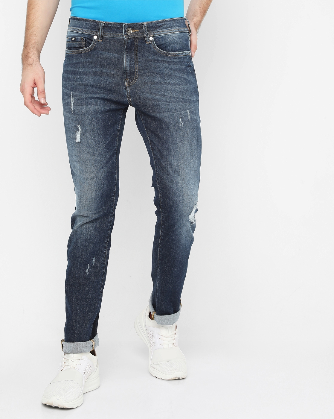 GAS | Men's Albert Simple In Slim Fit Blue Jeans